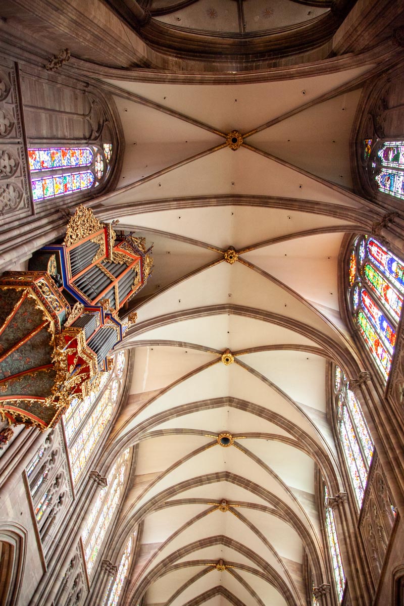 France, Strasbourg Cathedral - Ceiling