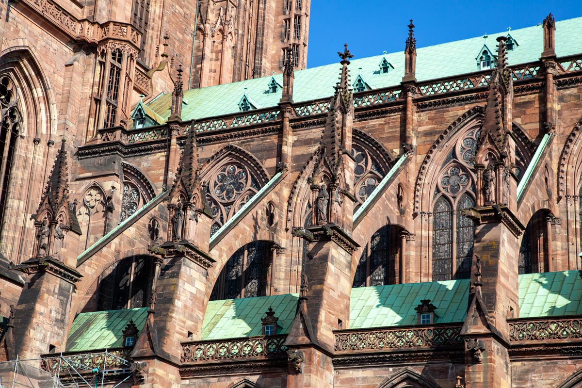 France, Strasbourg Cathedral - Flying Buttresses