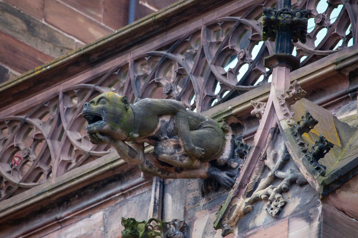 France, Strasbourg Cathedral - Gargoyles