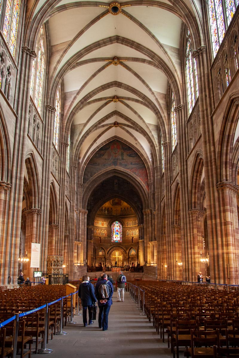 France, Strasbourg Cathedral - Nave