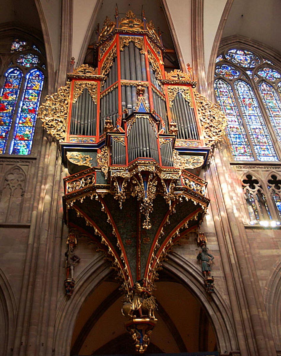 France, Strasbourg Cathedral - Organ