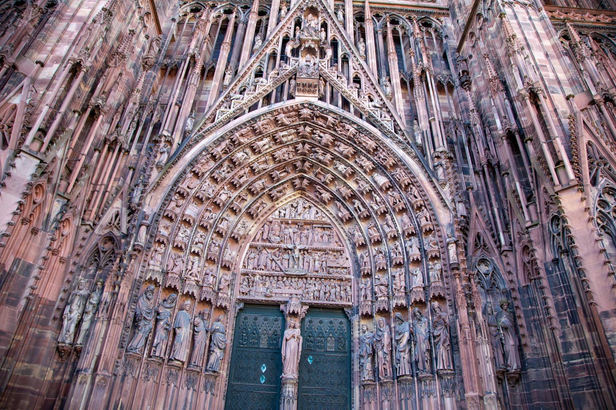 France, Strasbourg Cathedral - Portal