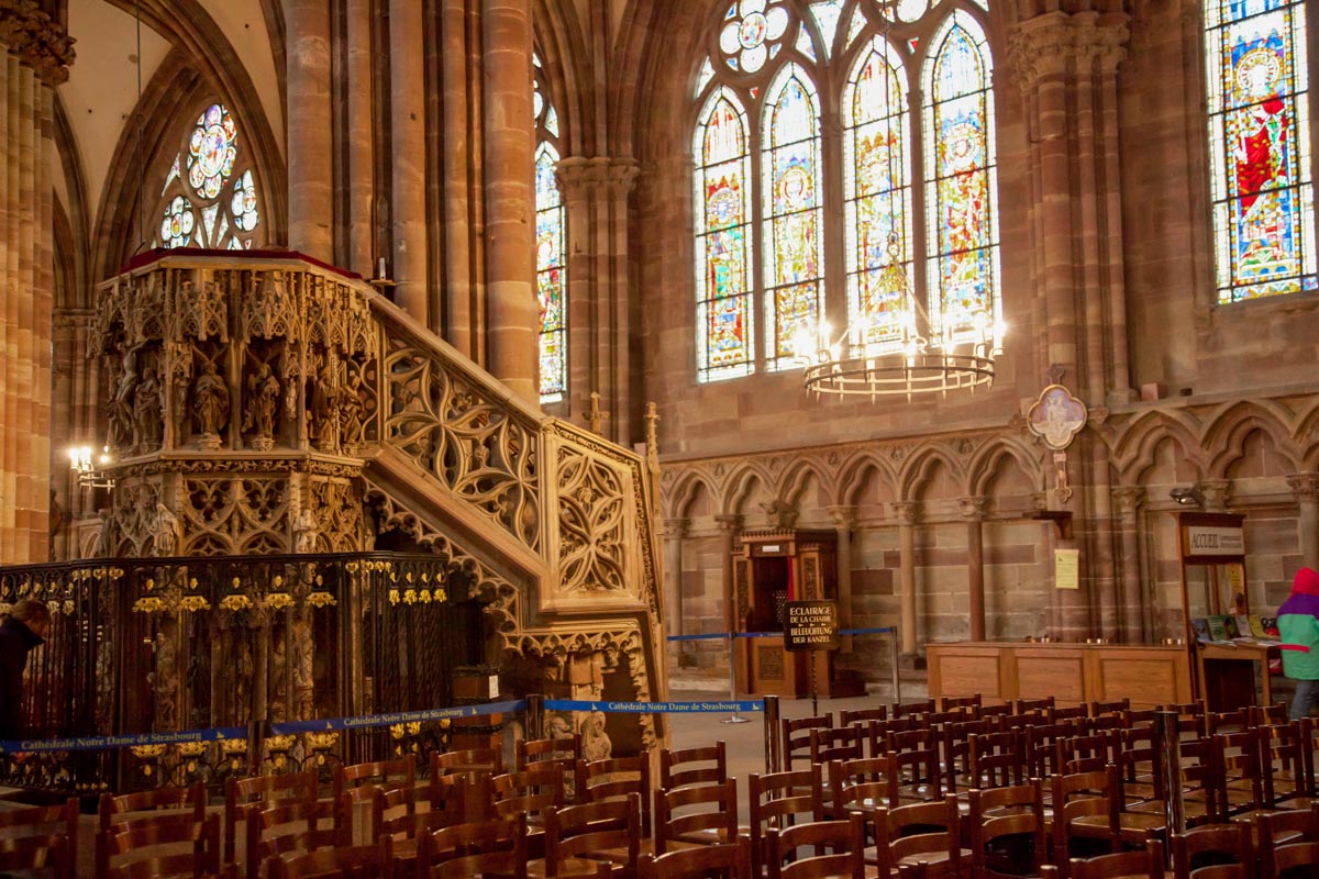 France, Strasbourg Cathedral - Pulpit