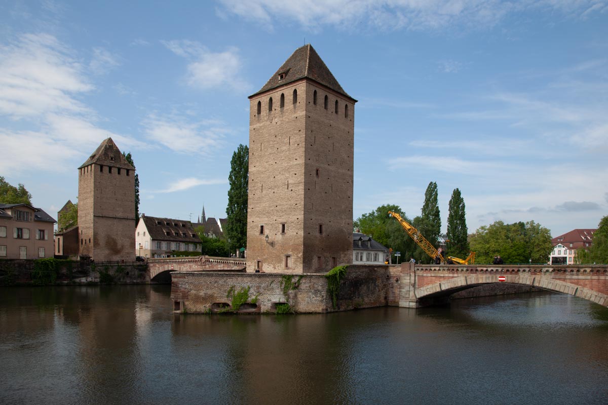 Strasbourg, Medieval towers (Ponts Couverts)