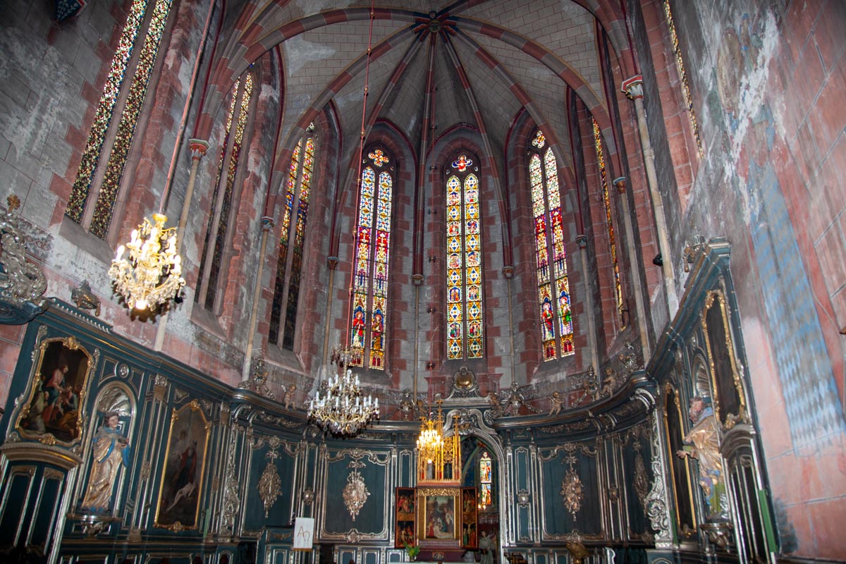 France, Strasbourg, Saint Pierre le-Jeune church  - Apse