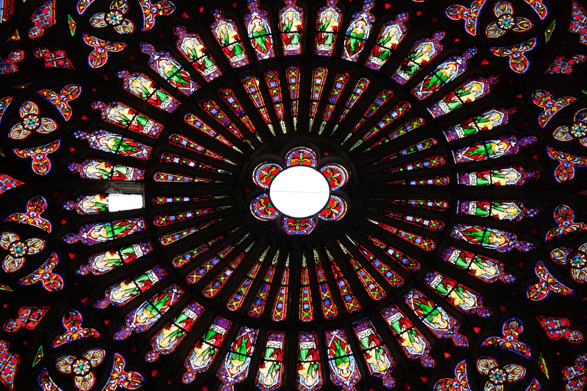 France, Troyes Cathedral - Stained Glass