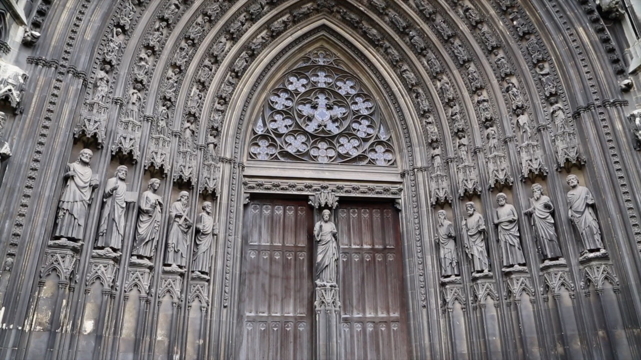 France, Rouen, Saint Quen abbey - Portal