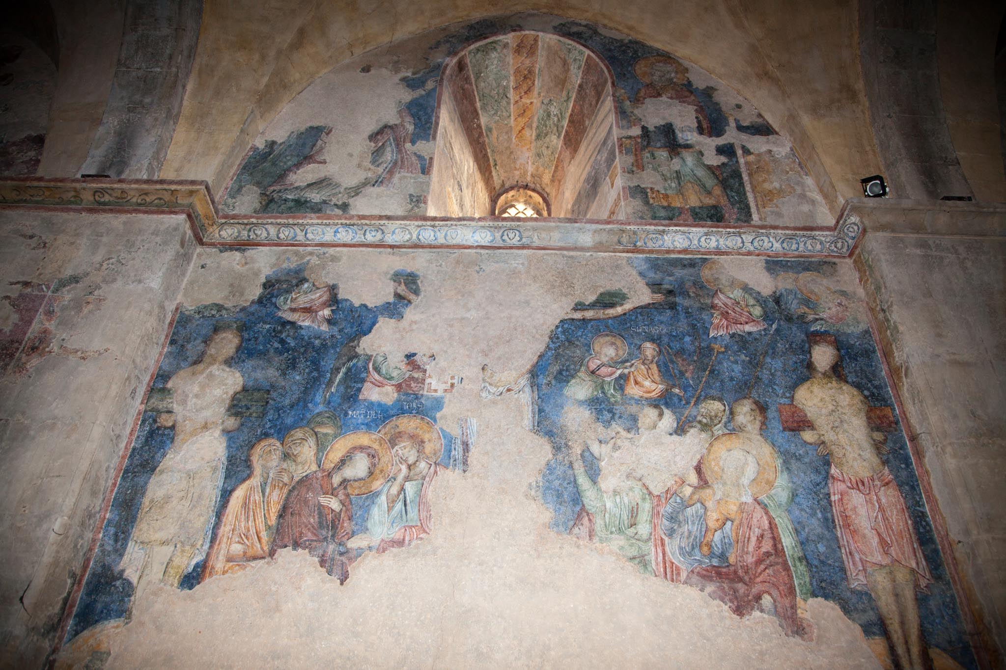 Israel, Abu Ghosh, Saint Mary of the Resurrection Abbey - frescoes