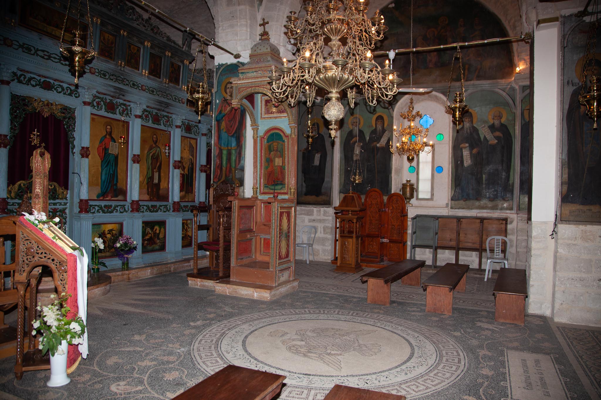 Israel, Dead Sea, Greek Orthodox Monastery of. Saint Gerasimus
