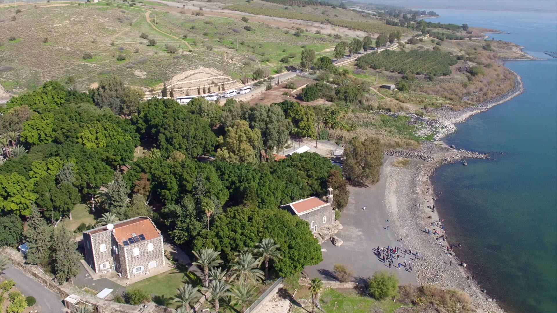 Israel, Sea of Galilee - Tabgha, Church of the Primacy of Saint Peter