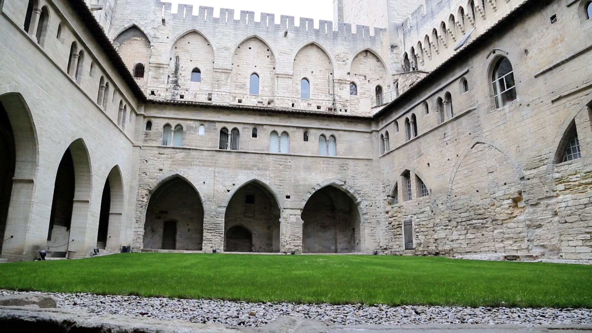 France, Avignon, Old Palace of Benedict XII -Cloister