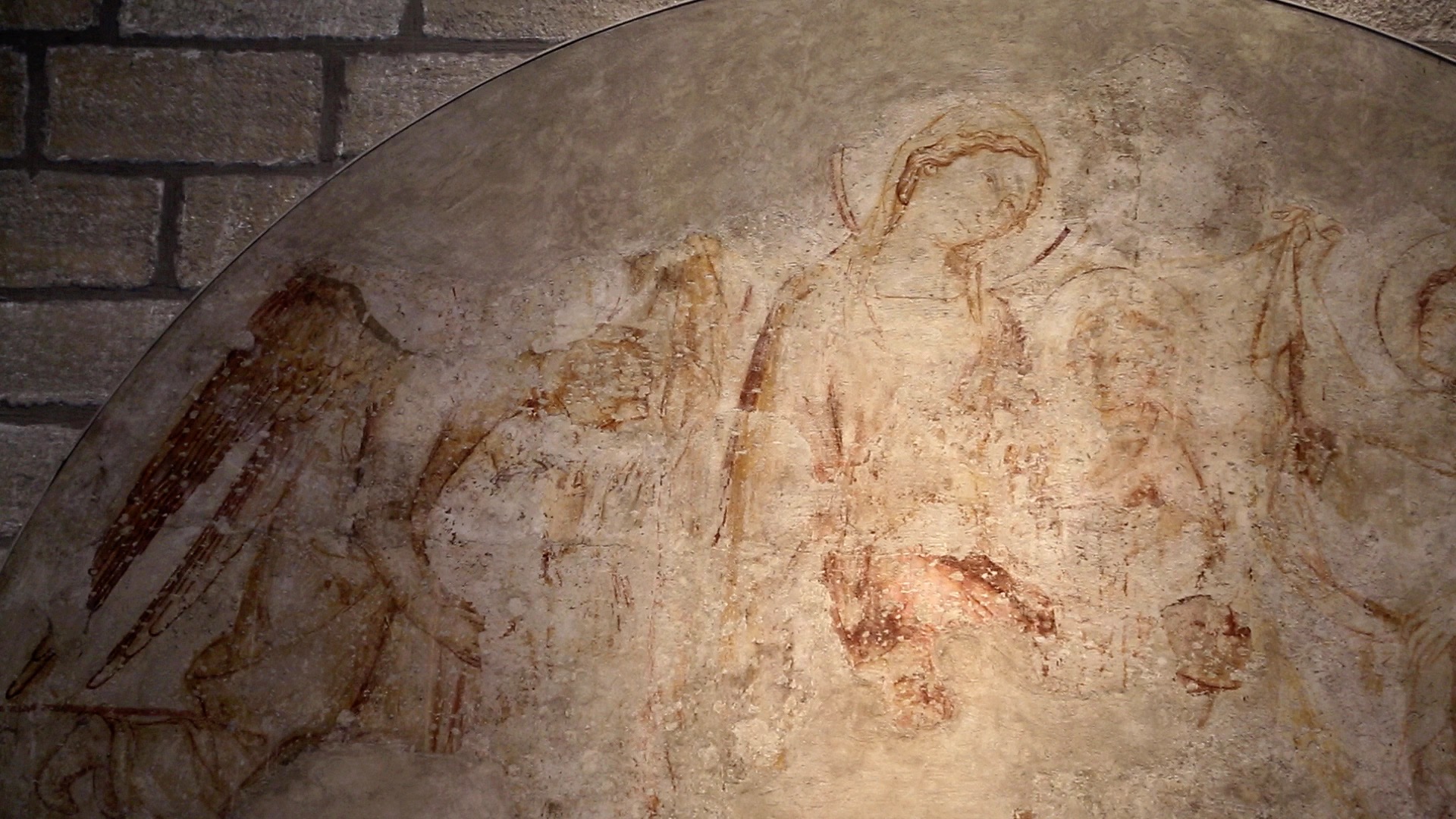 France, Avignon, Old Palace of Benedict XII -Consistory Hall - Simone Martini's frescoes1