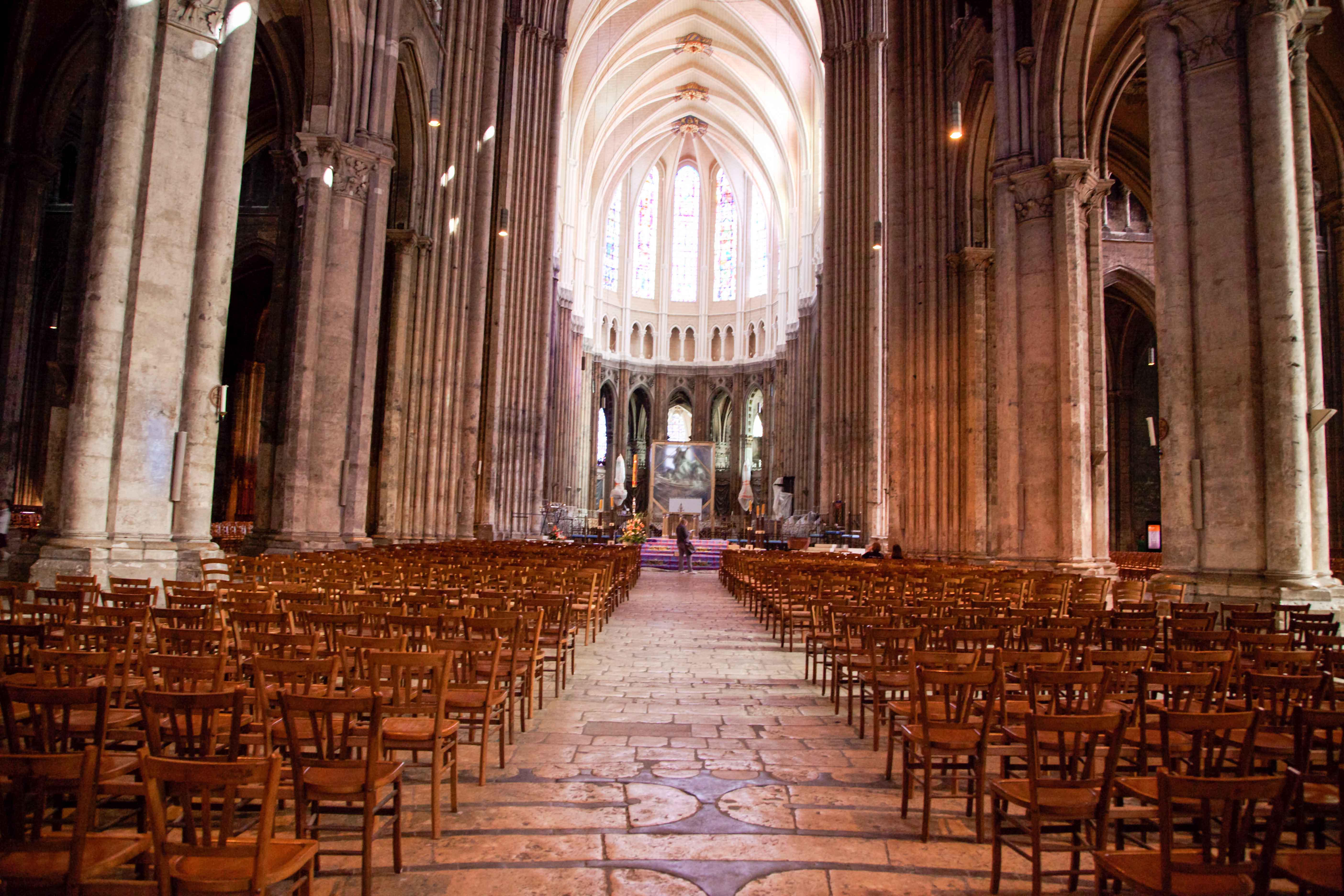 France, Chartres Cathedral - Nave