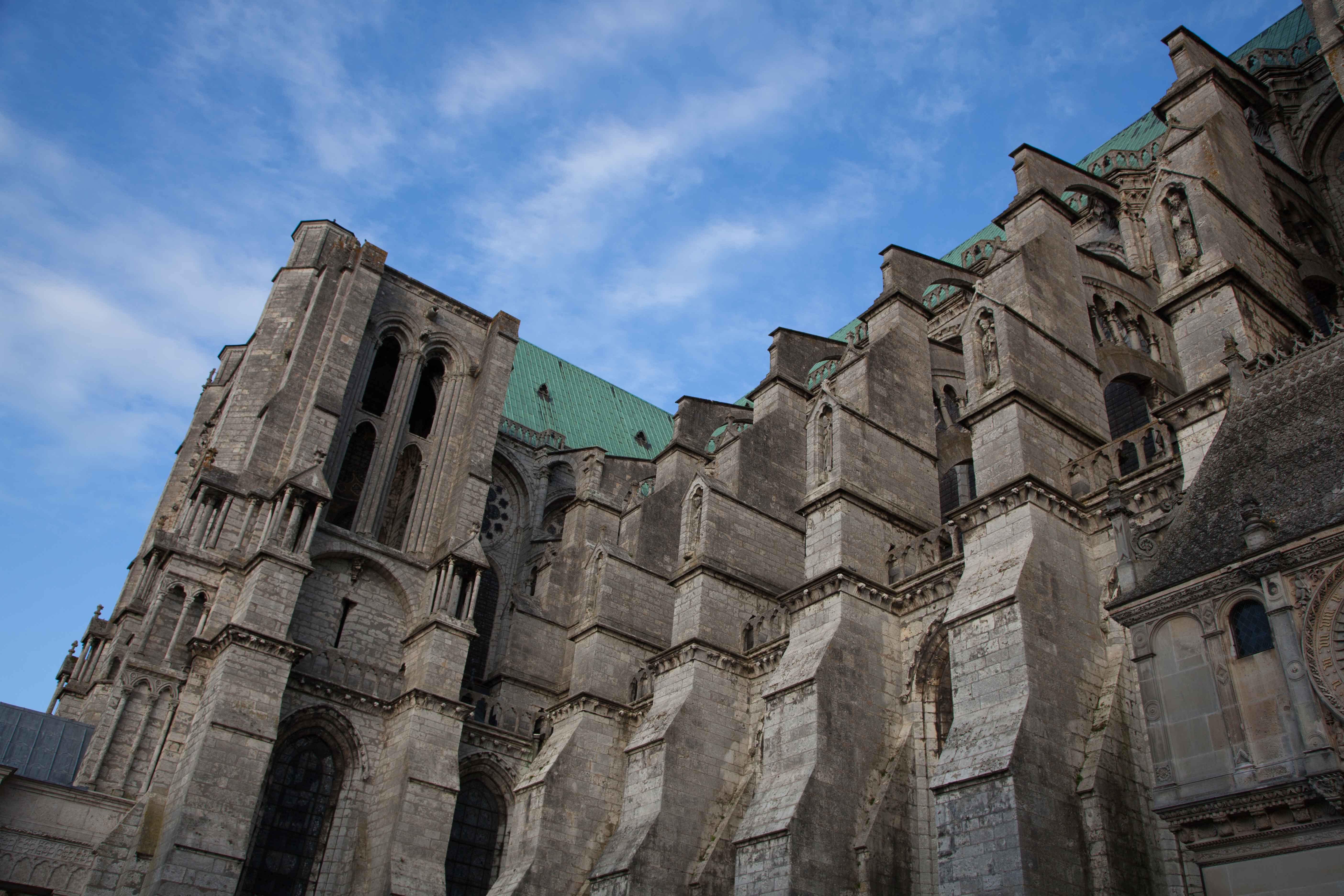 France, Chartres Cathedral - Flying Buttress