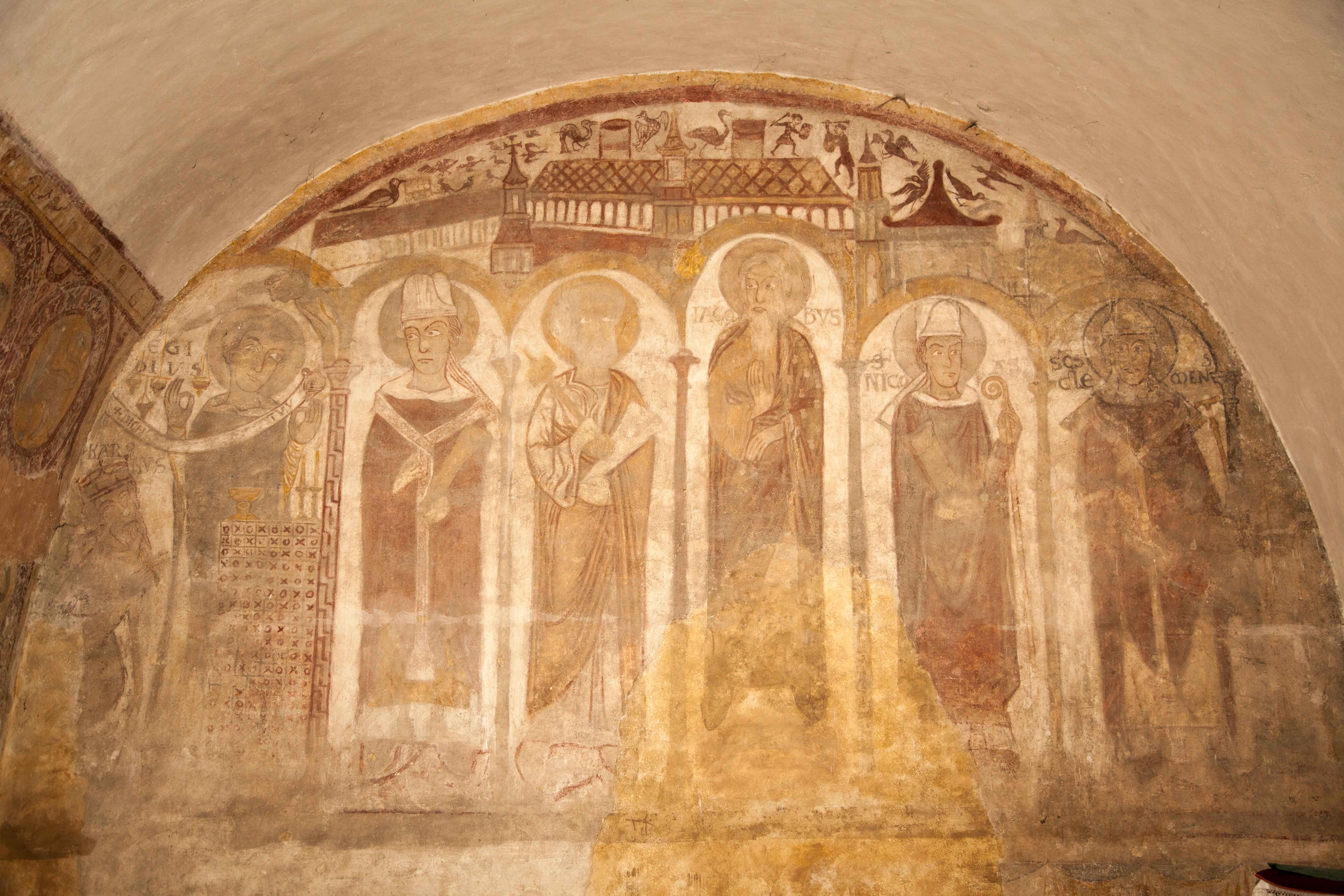 France, Chartres Cathedral - Frescoes
