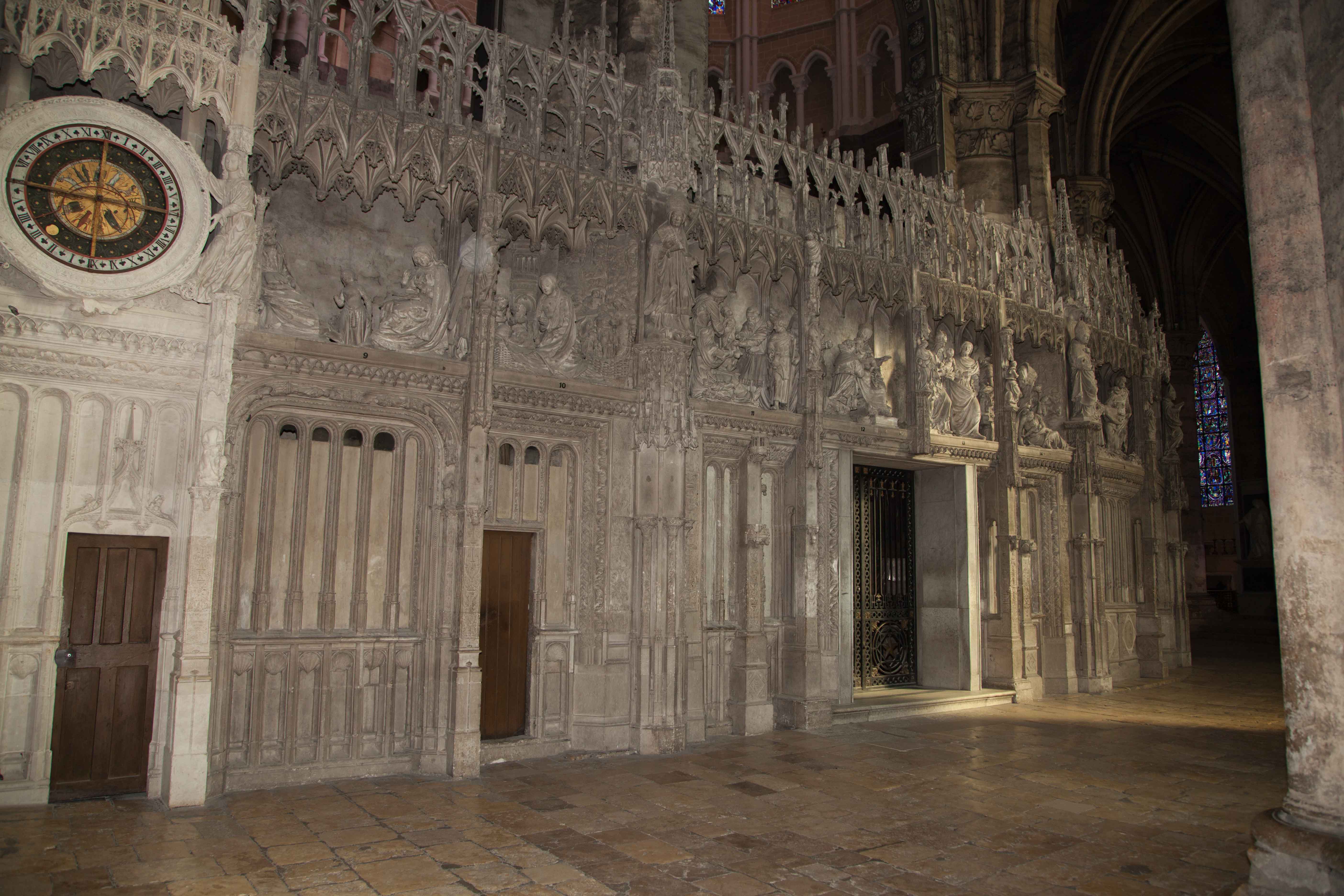 France, Chartres Cathedral - Screen Chancel