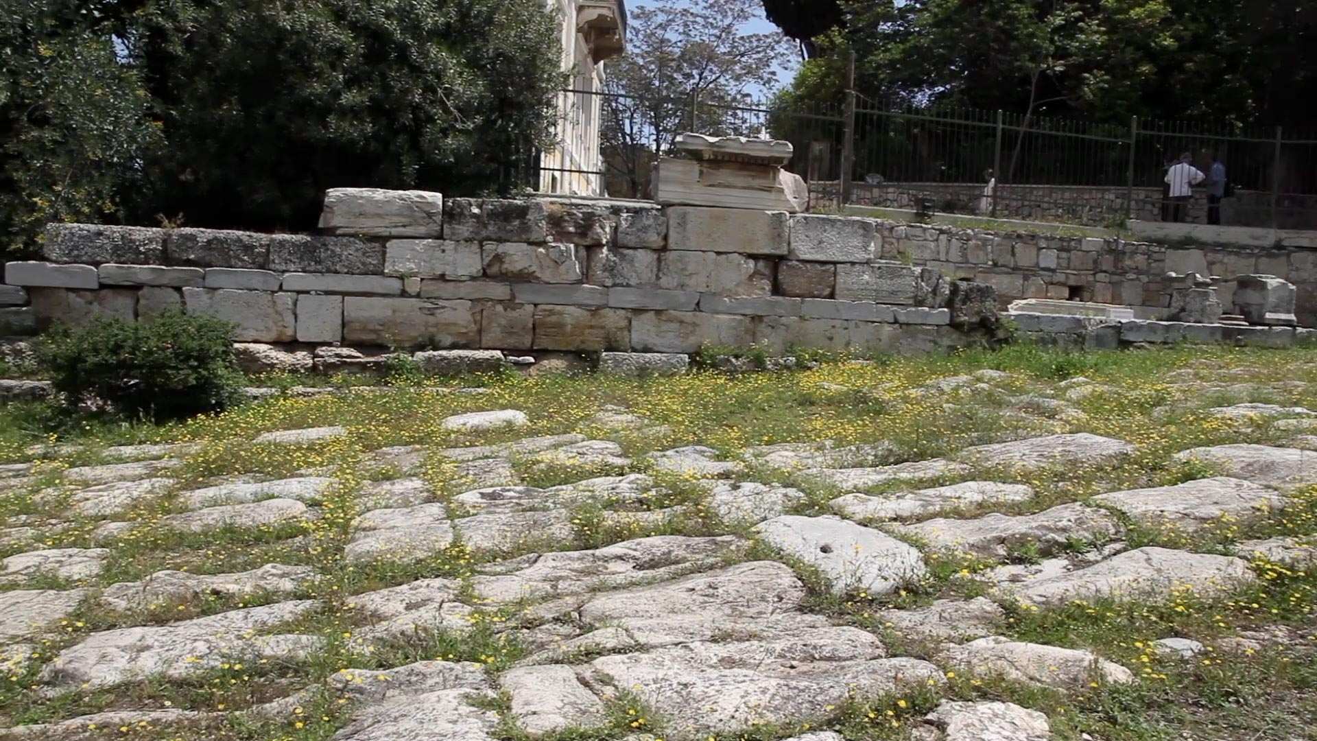 Greece, Athens - Greek Agora, Late Roman Walls
