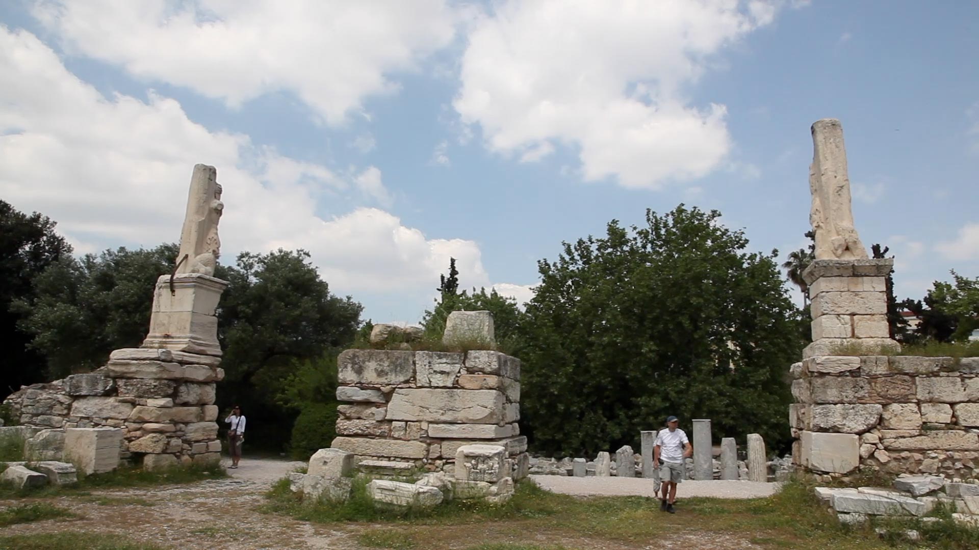 Greece, Athens - Greek Agora, Odeon of Agrippa