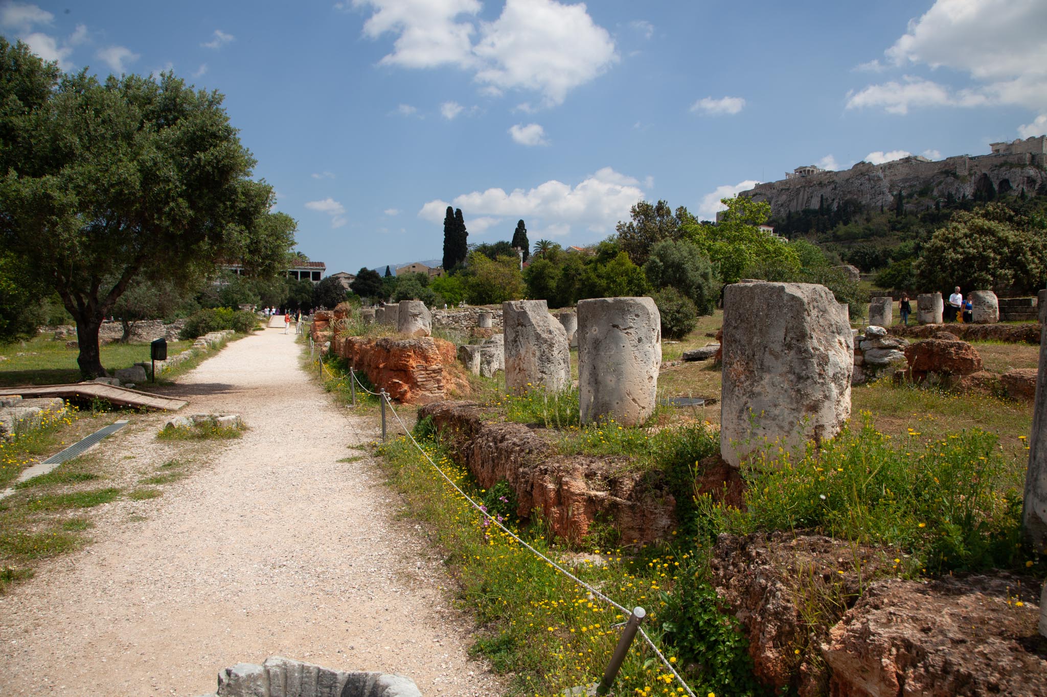 Greece, Athens - Greek Agora, Stoa (Middle)