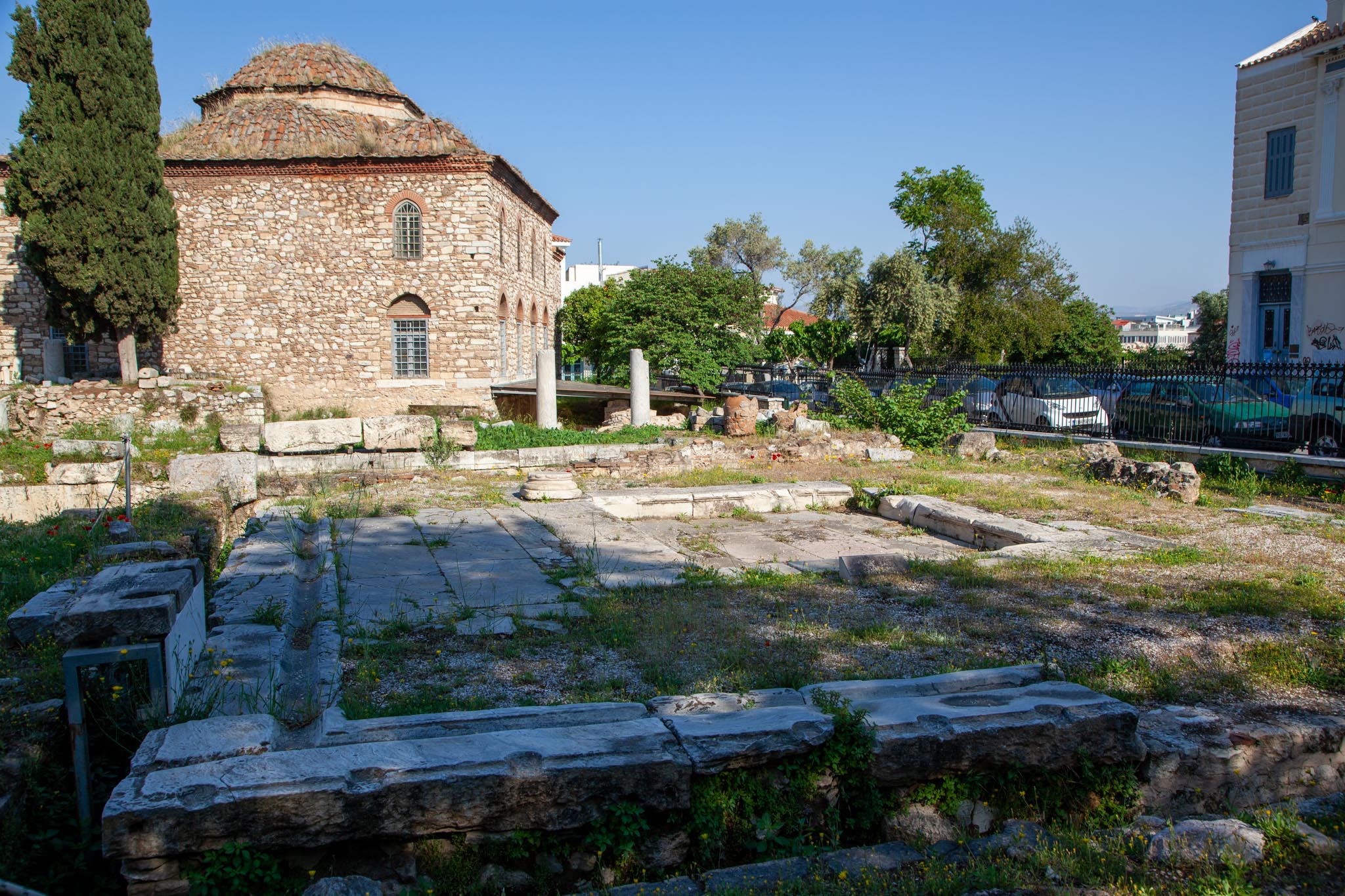 Greece, Athens - Roman Agora - Latrine(Public toilet)