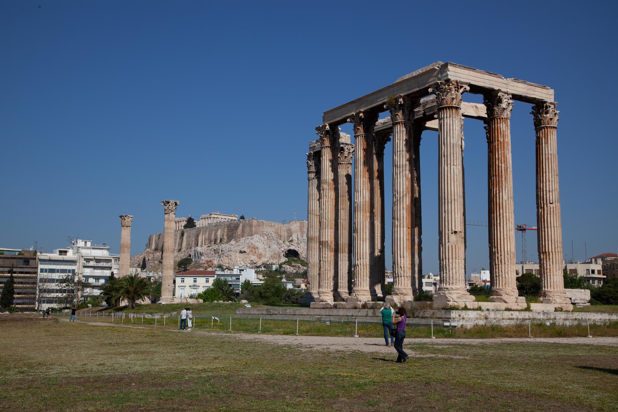 Greece, Athens - Temple of Olympian Zeus