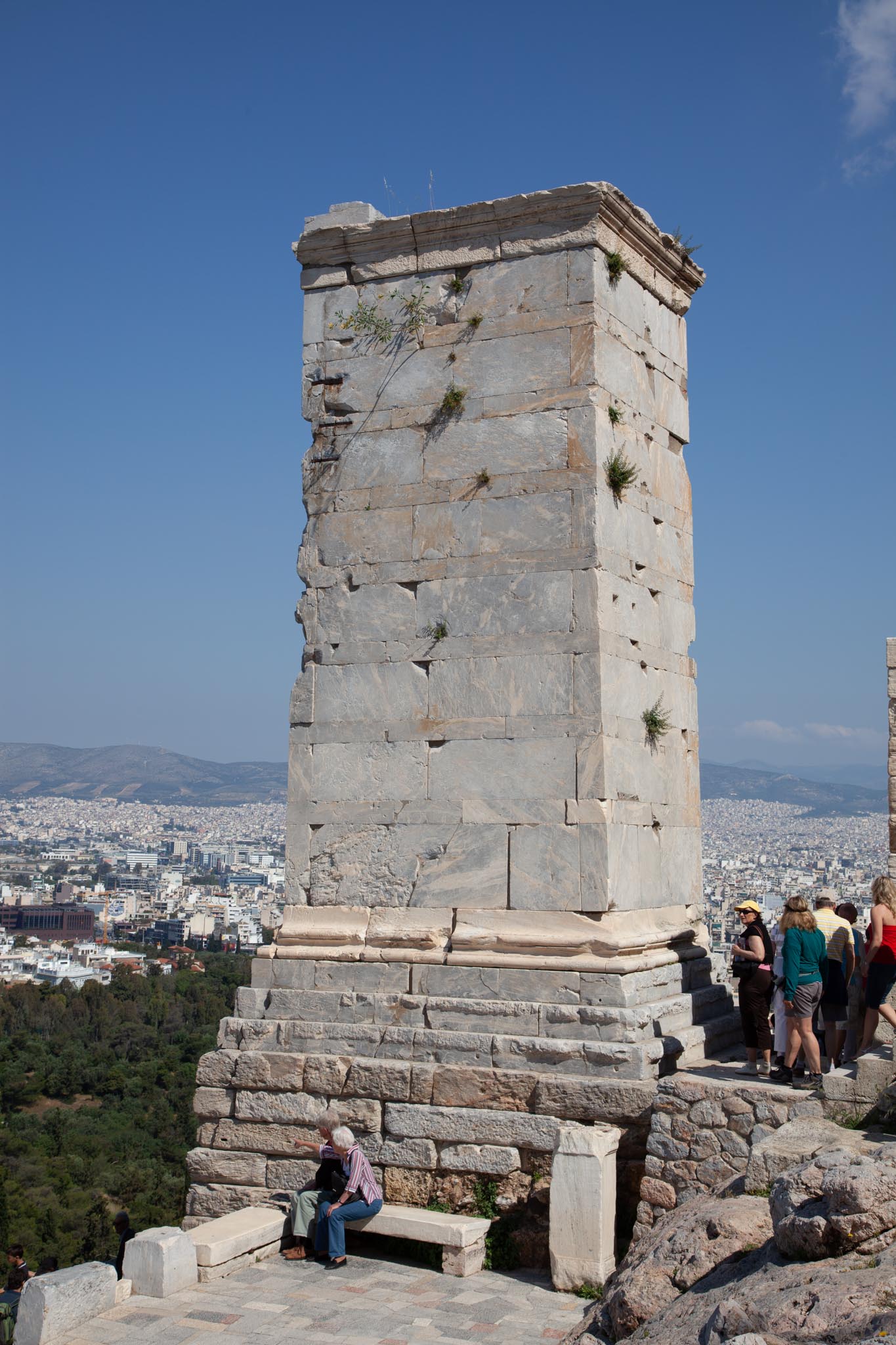 Greece, Athens, Acropolis - Monument of Agrippa
