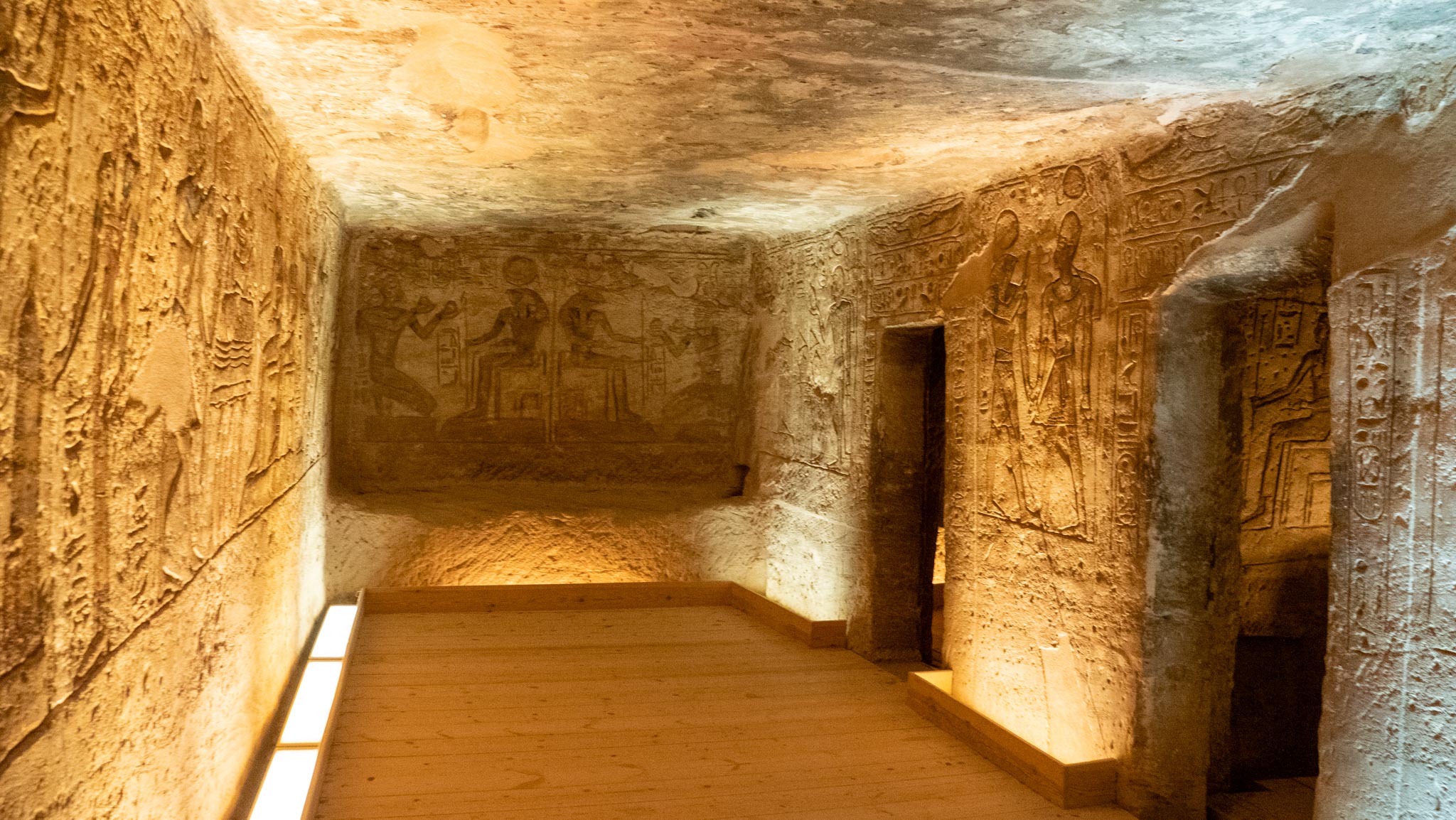 Egypt, Abu Simbel - Great Temple -Ramesses II - Offering rooms