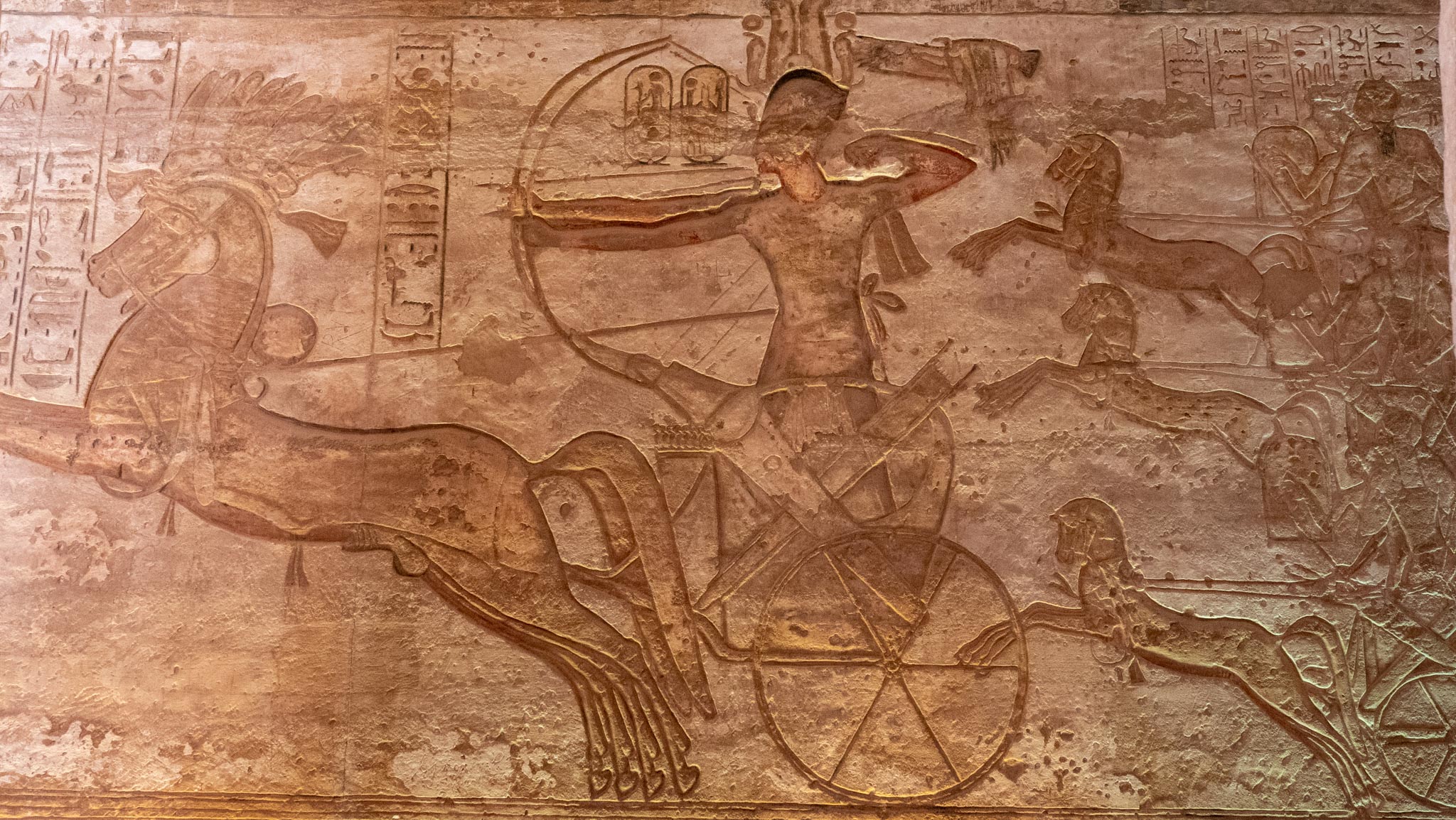 Egypt, Abu Simbel - Great Temple -Ramesses II - Vestibule