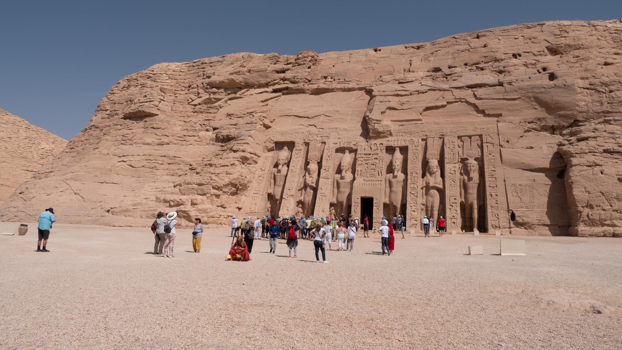 Egypt, Abu Simbel - Small Tample - Temple of Nefertari