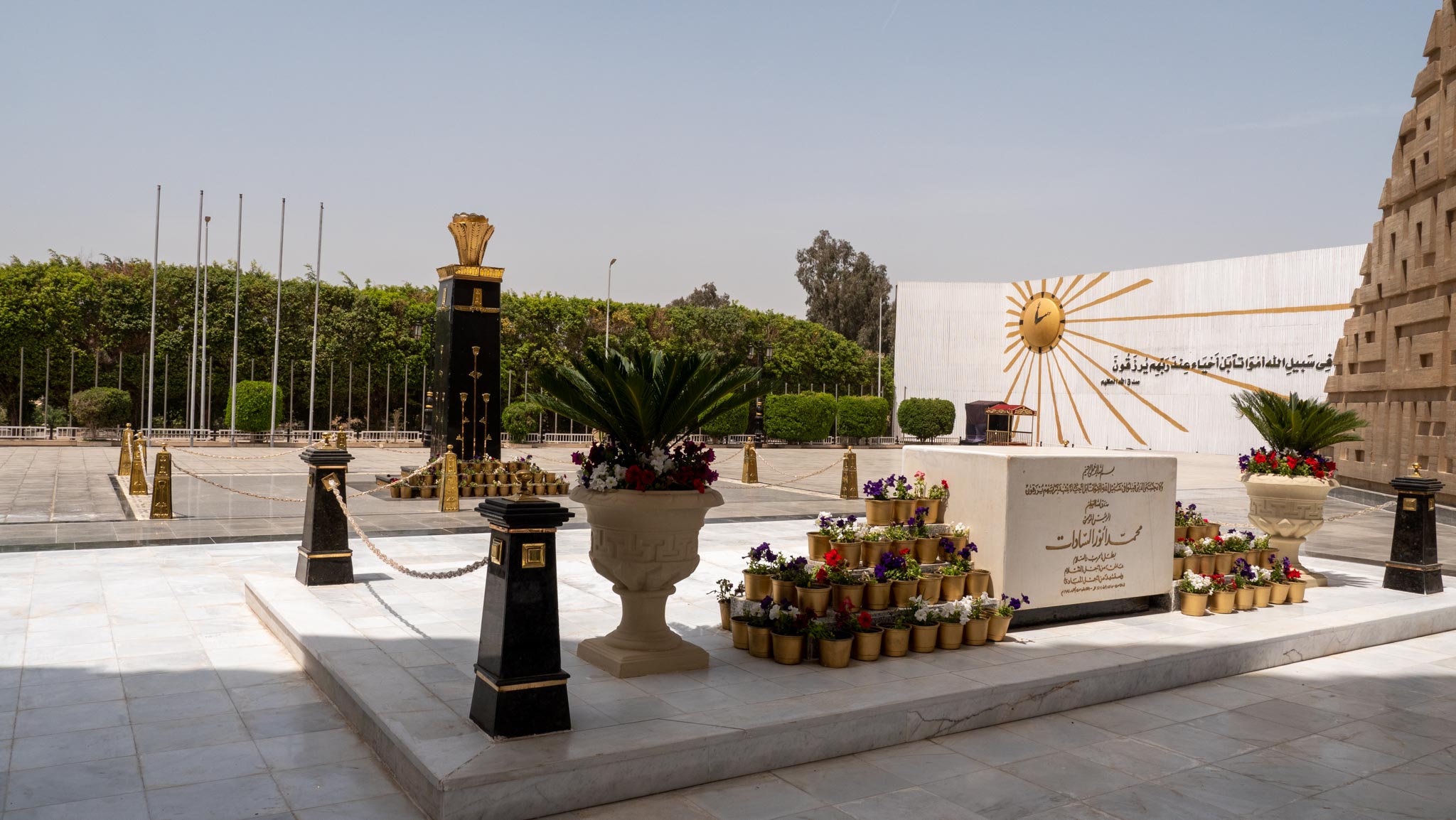 Egypt, Cairo - Unknown Soldier and Anwar al-Sadat Grave Memorial