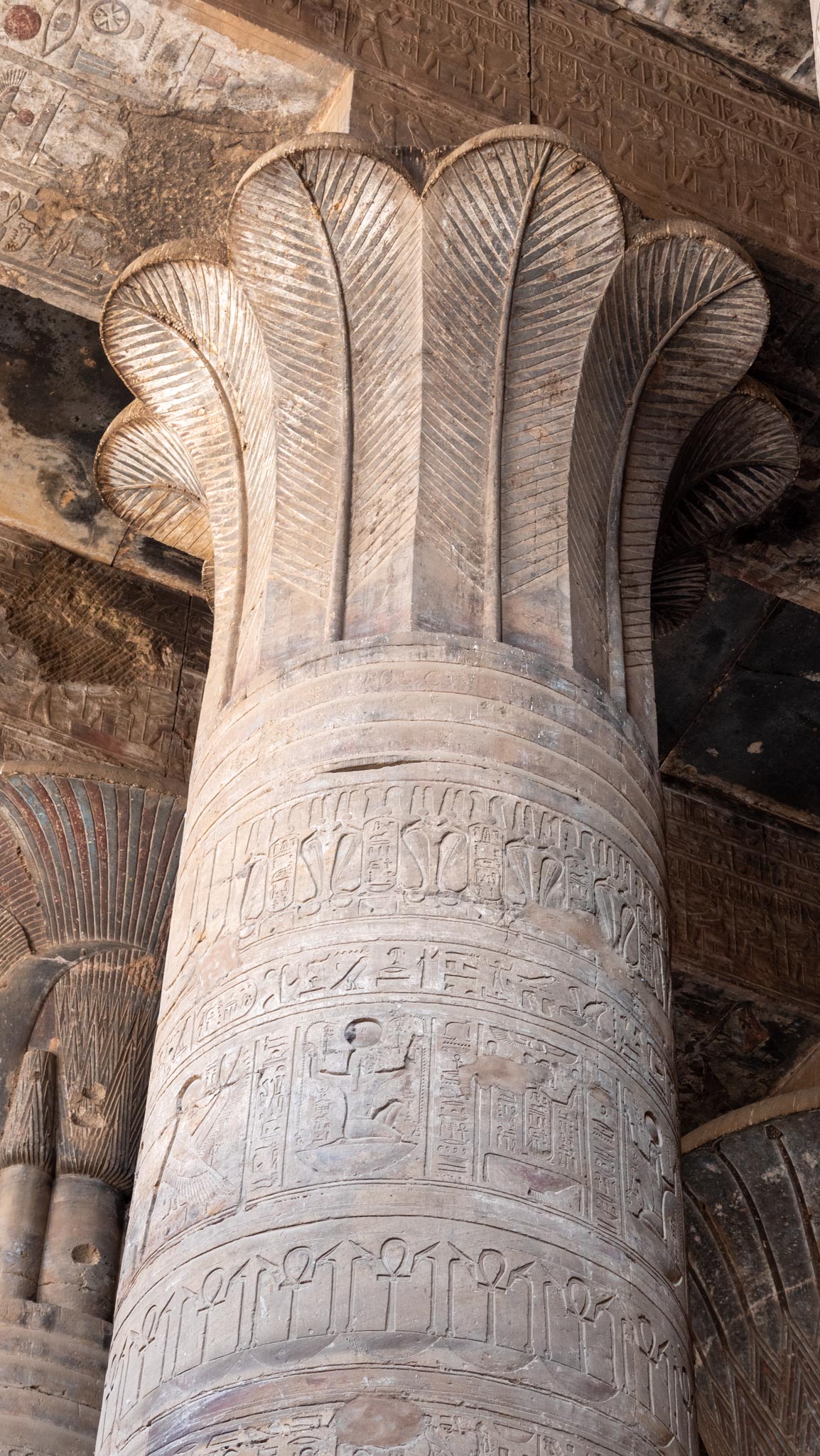 Egypt, Edfu Temple - Hypostyle Court