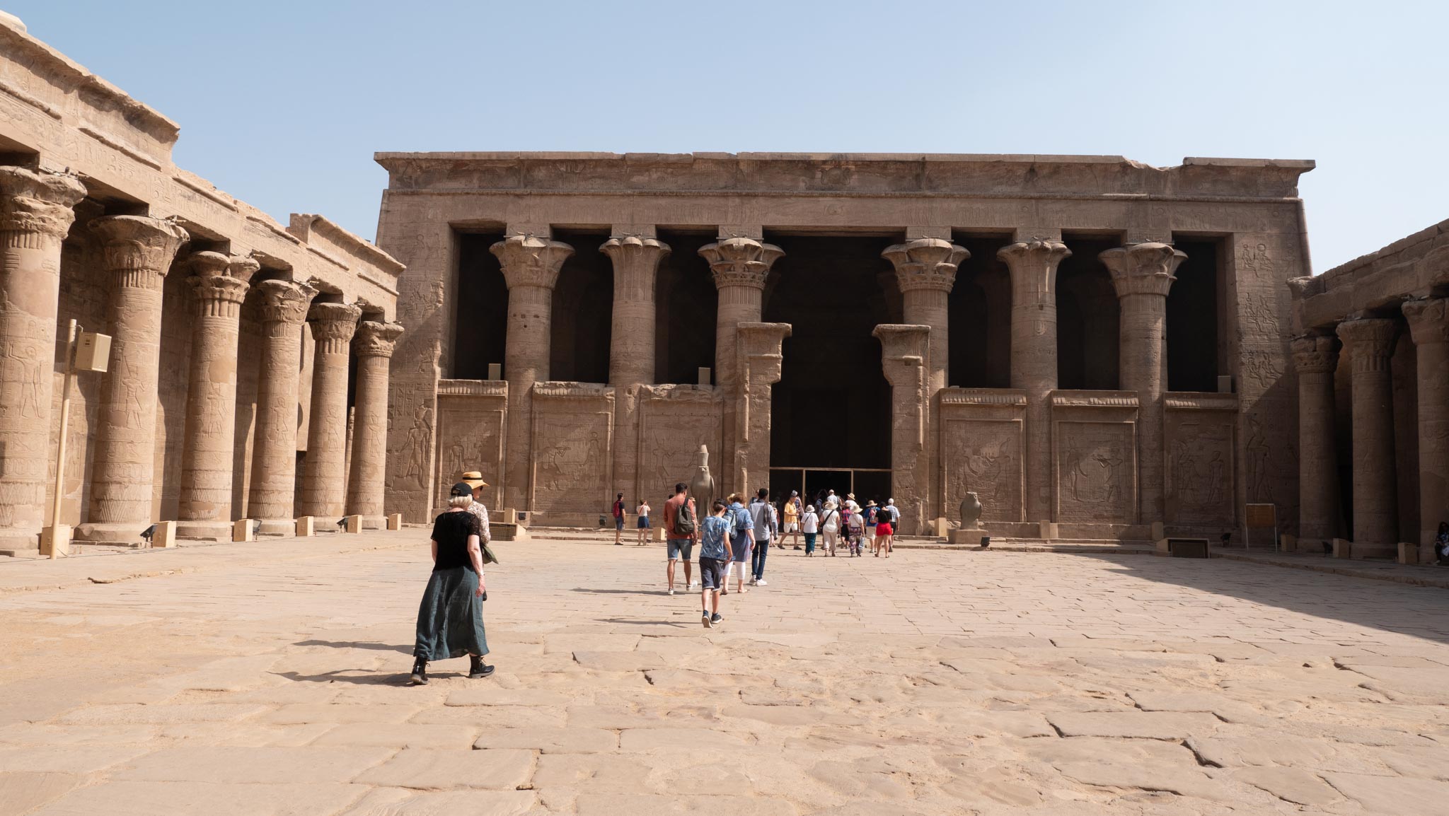 Egypt, Edfu Temple - Hypostyle Hall