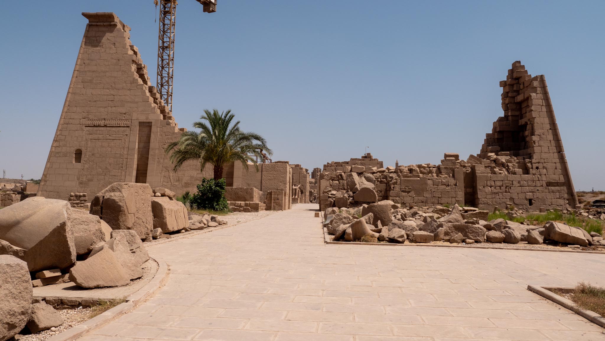 Egypt, Luxor - Karnak  Temple - 9th Pylon