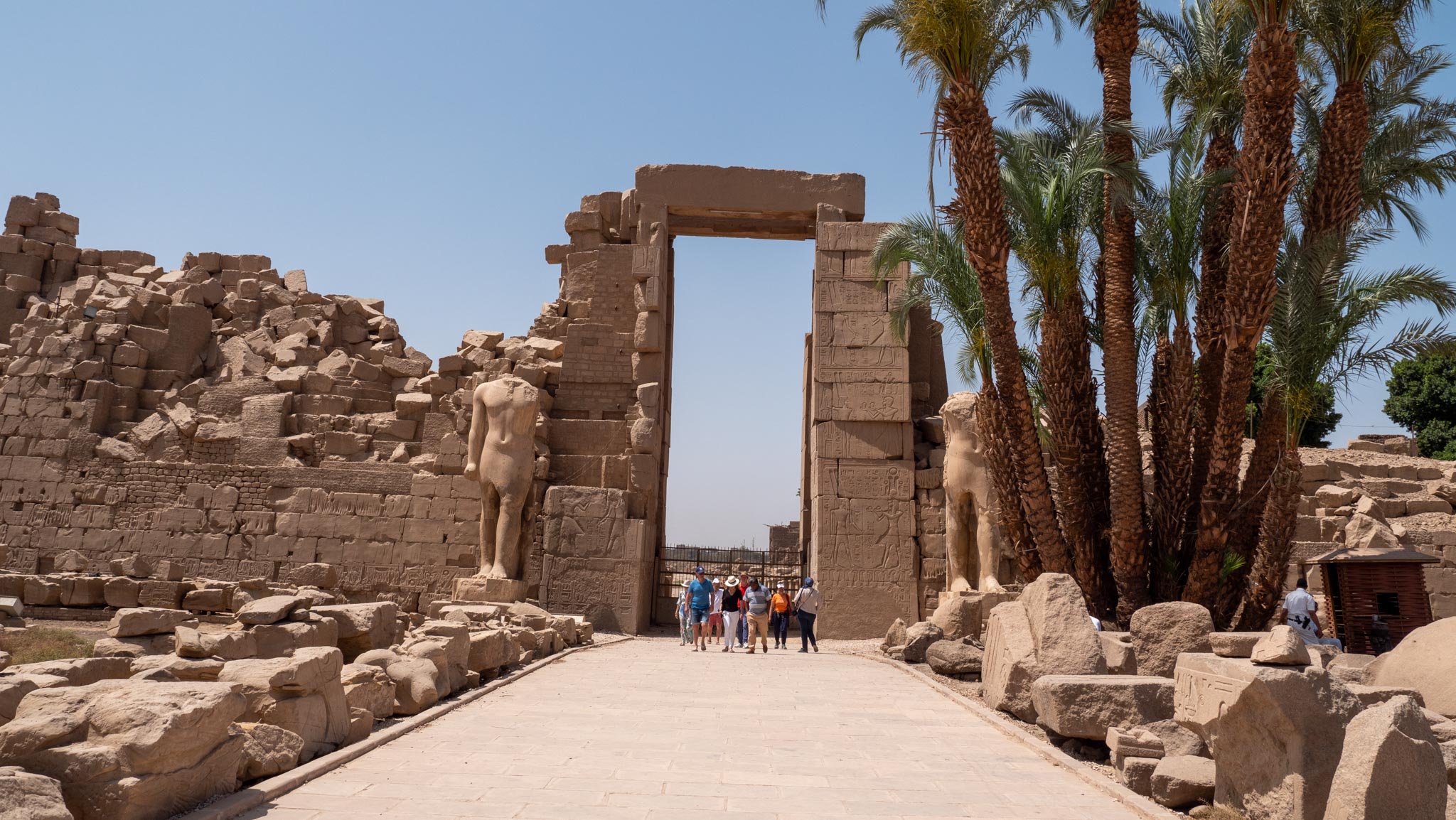 Egypt, Luxor - Karnak  Temple - 10th Pylon