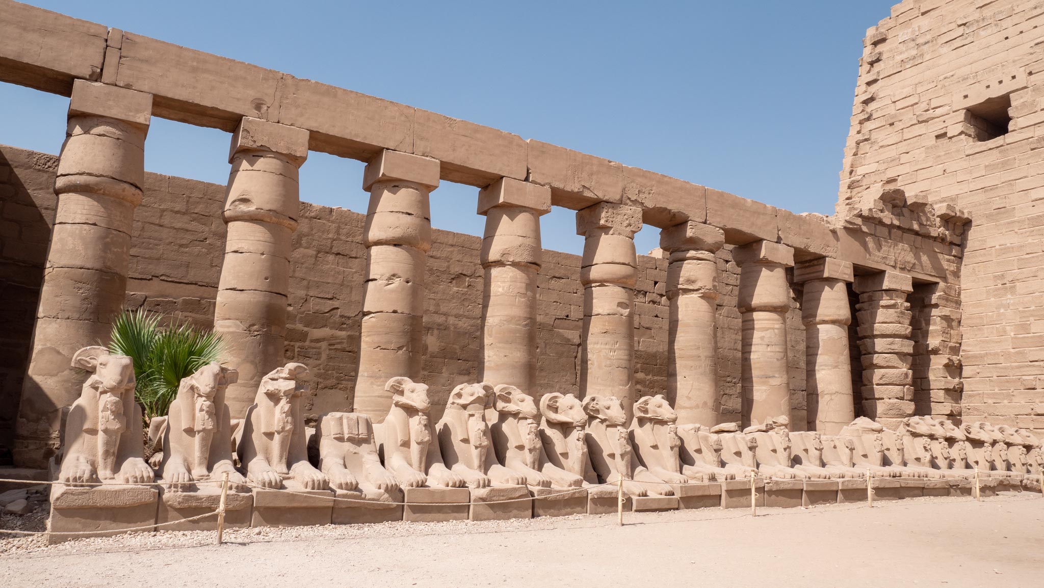 Egypt, Luxor - Karnak  Temple - Great Forecourt