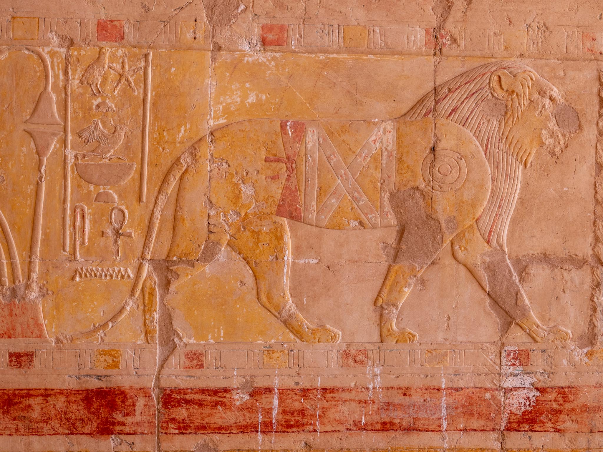 Egypt, Luxor - Mortuary Temple of Hatshepsut - Anubis Shrine