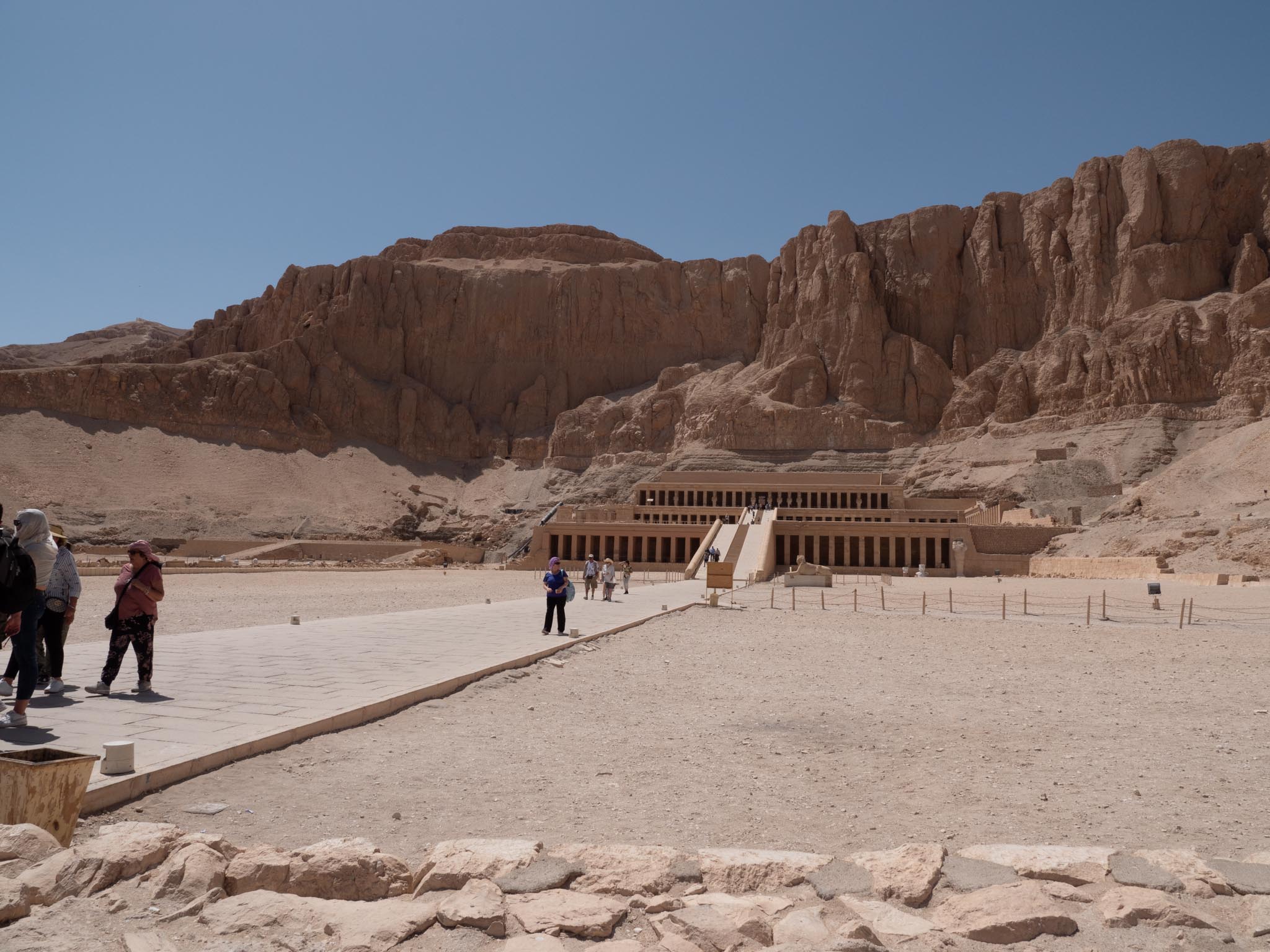 Egypt, Luxor - Mortuary Temple of Hatshepsut - Lower Terrace