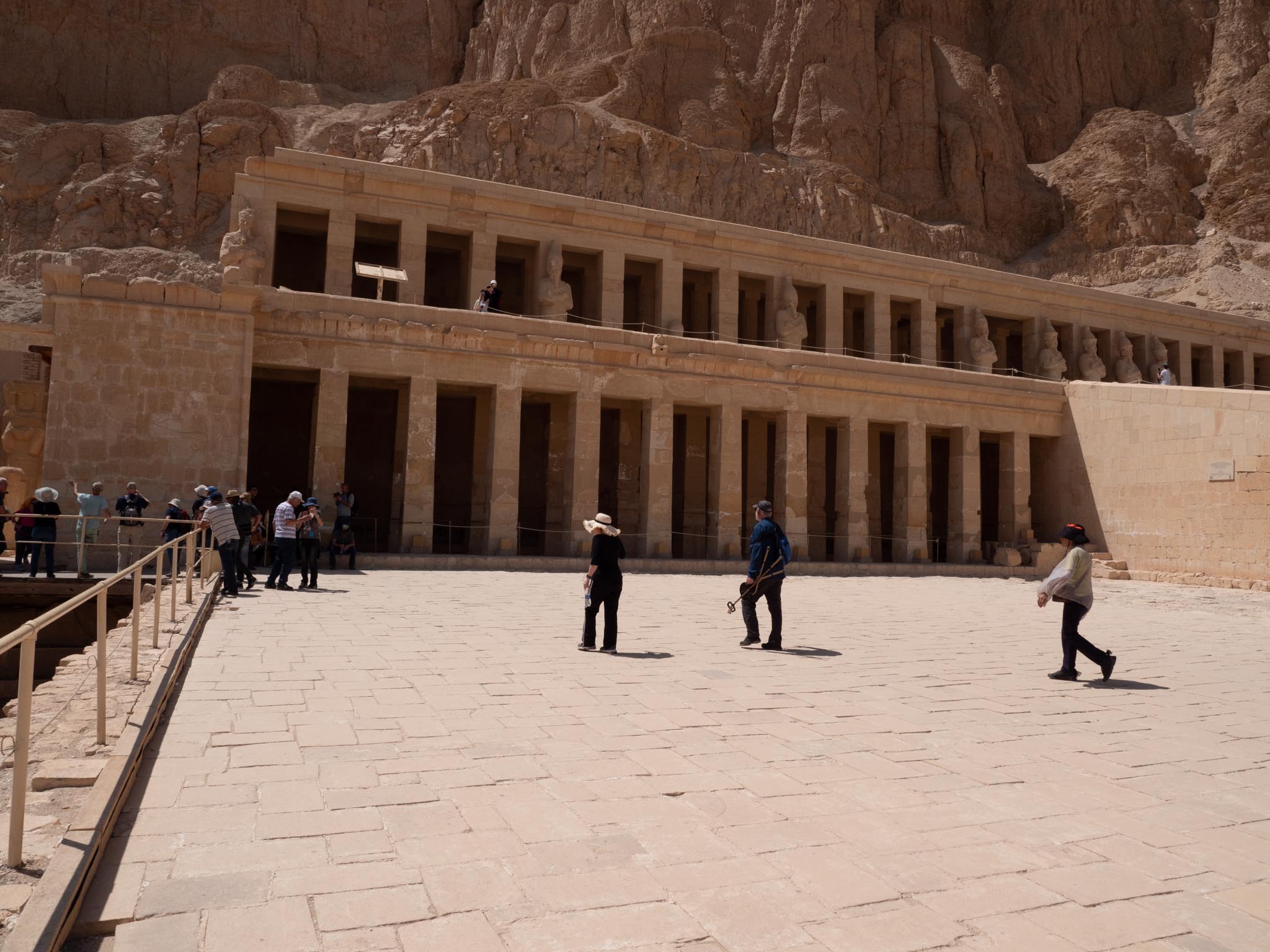 Egypt, Luxor - Mortuary Temple of Hatshepsut - Middle Terrace