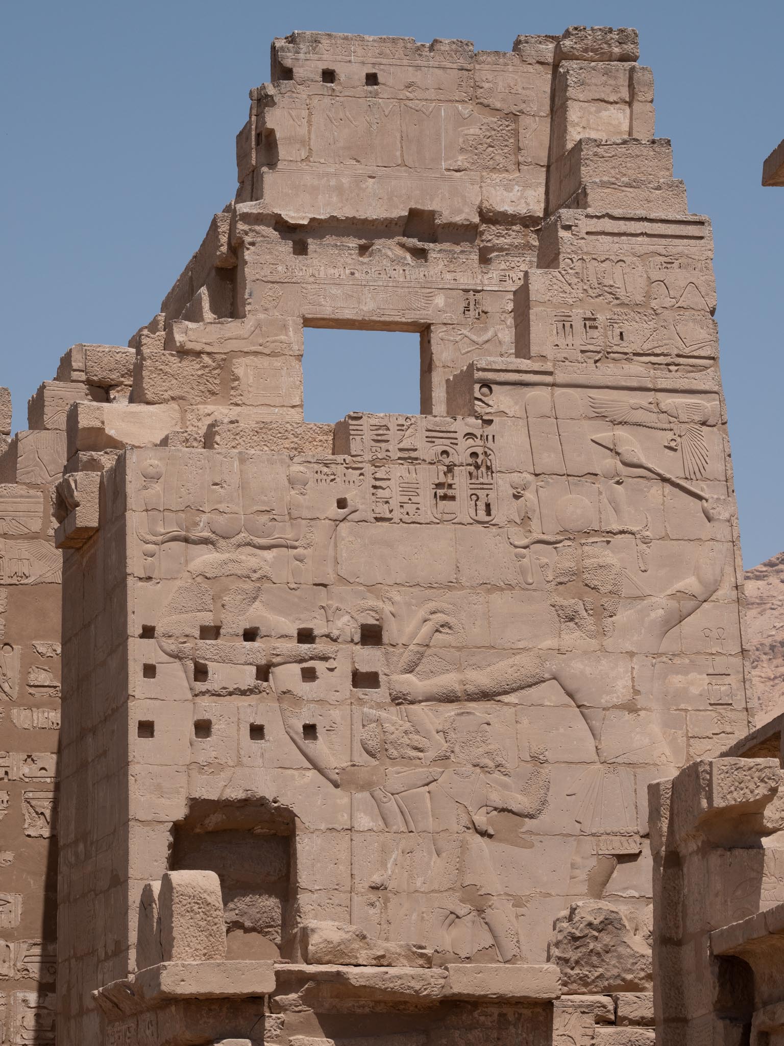 Egypt, Medinat Habu - Mortuary Temple of Ramesses III - Migdol