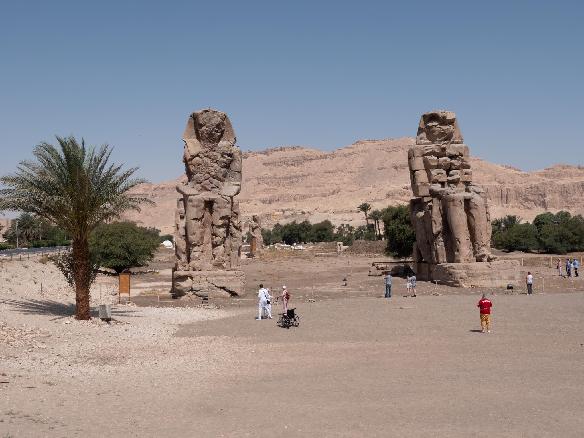 Egypt, Luxor - Colossi of Memnon