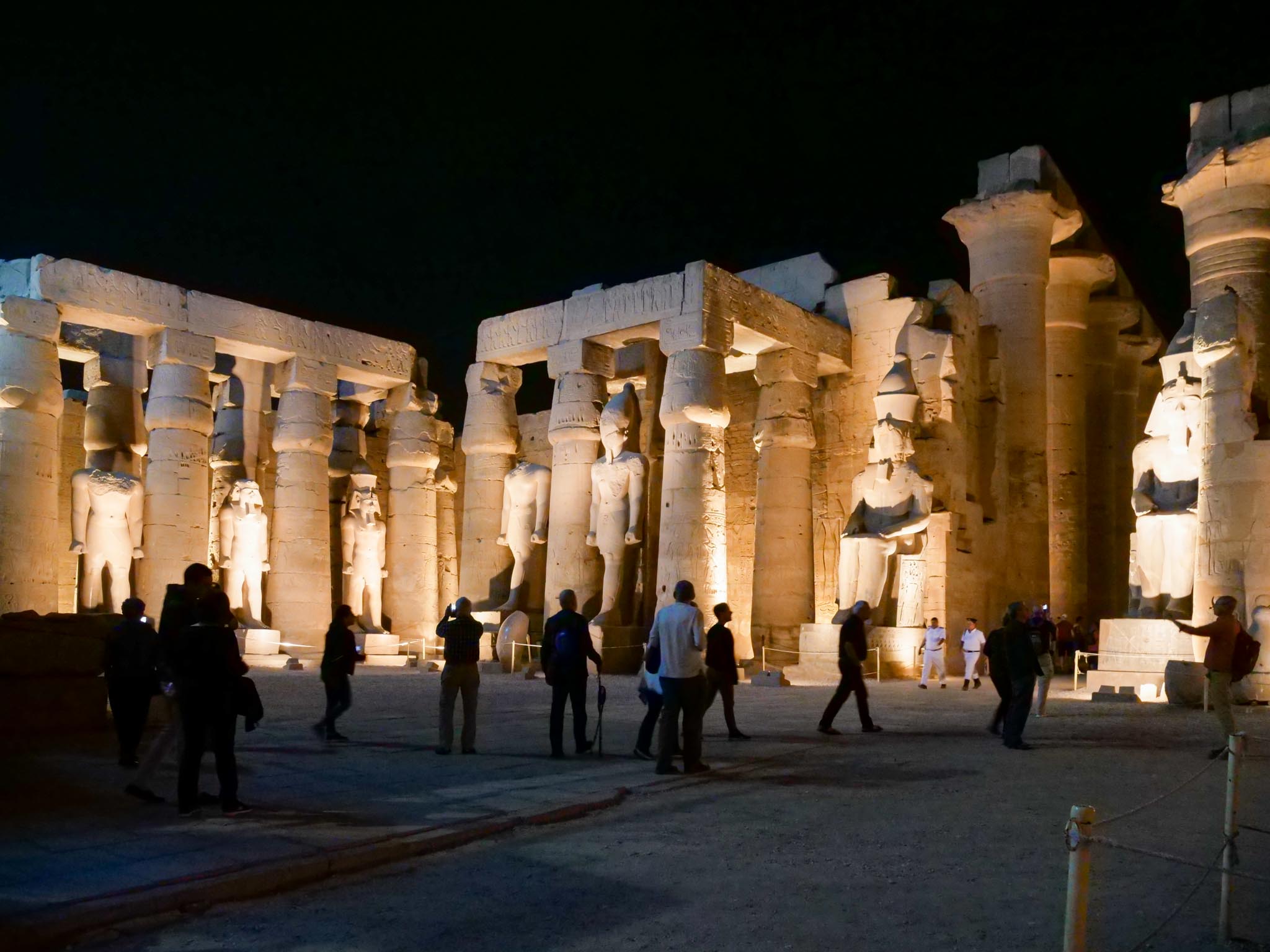 Egypt, Luxor - Temple of Luxor - Courtyard of Ramesses II