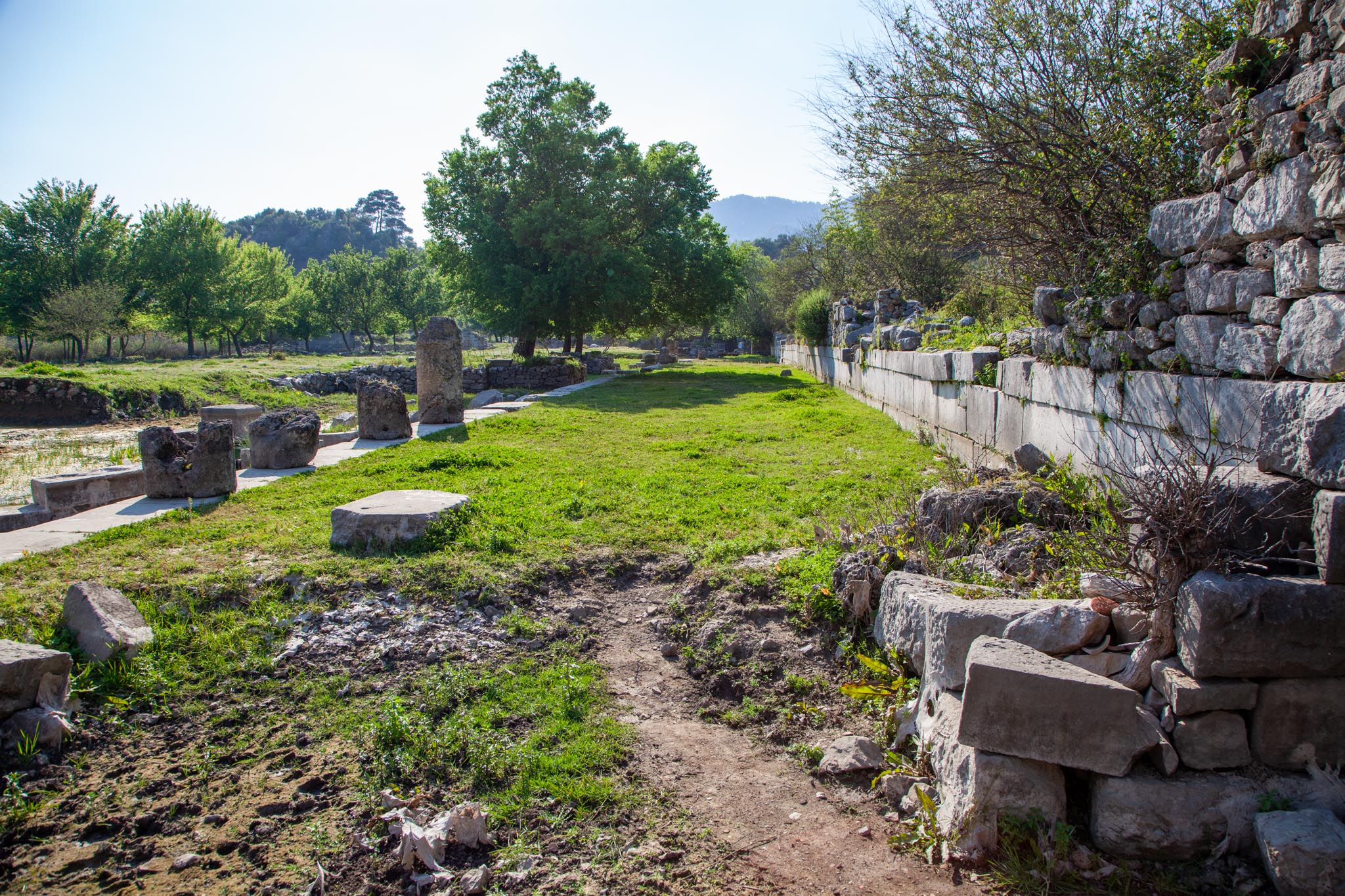 Turkey, Kaunos - Stoa