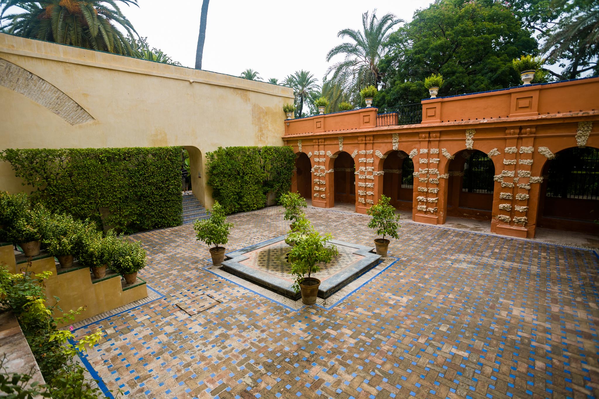Spain, Seville - Royal Alcazar - Gardens of Troy (Mudéjar)