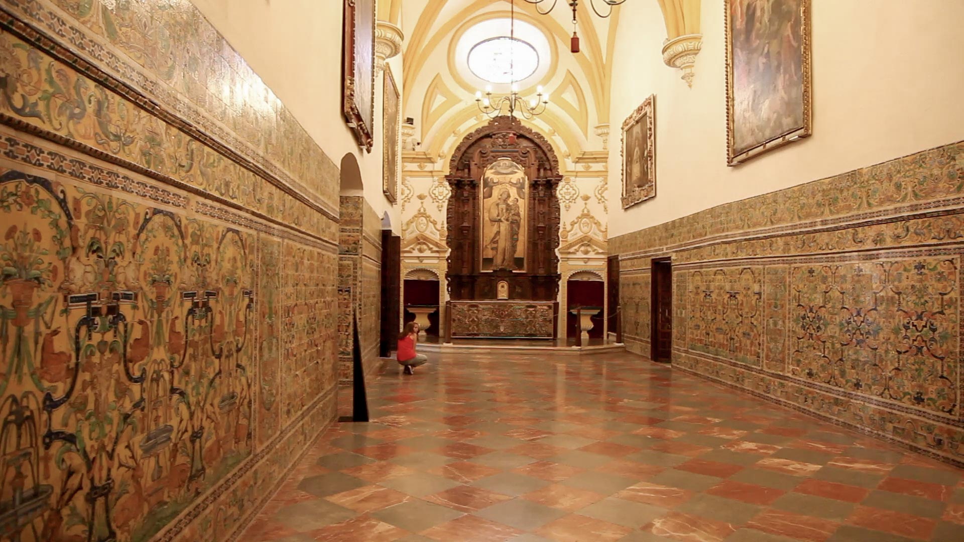 Spain, Seville - Royal Alcazar - Gothic Palace - Chapel