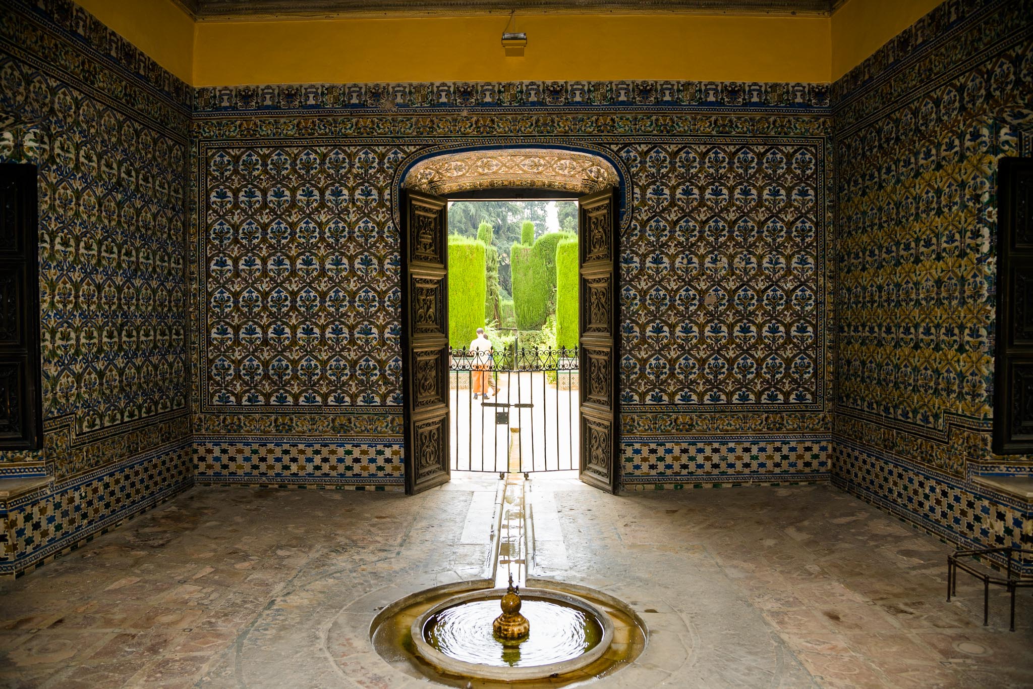 Spain, Seville - Royal Alcazar - Pavilion of Carlos V (Mudéjar)
