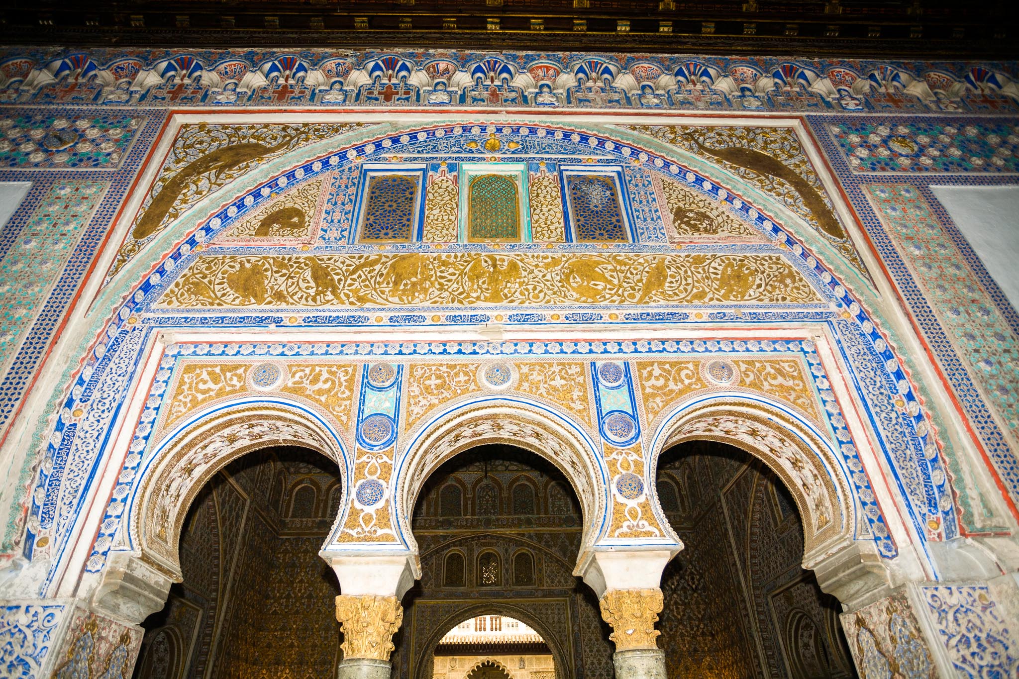Spain, Seville - Royal Alcazar -Hall of Ambassadors (Mudéjar)