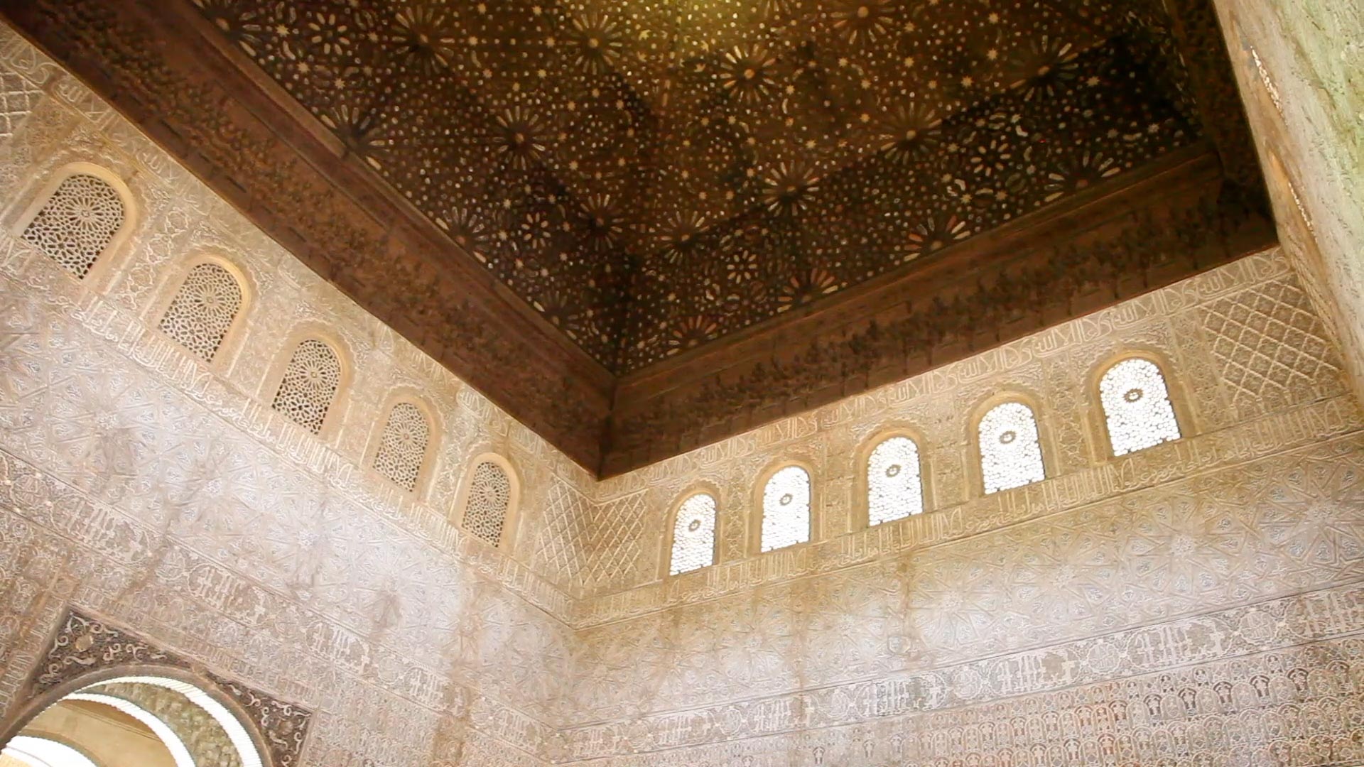 Spain, Granada - Alhambra, Comares Palace - Hall of Ambassadors