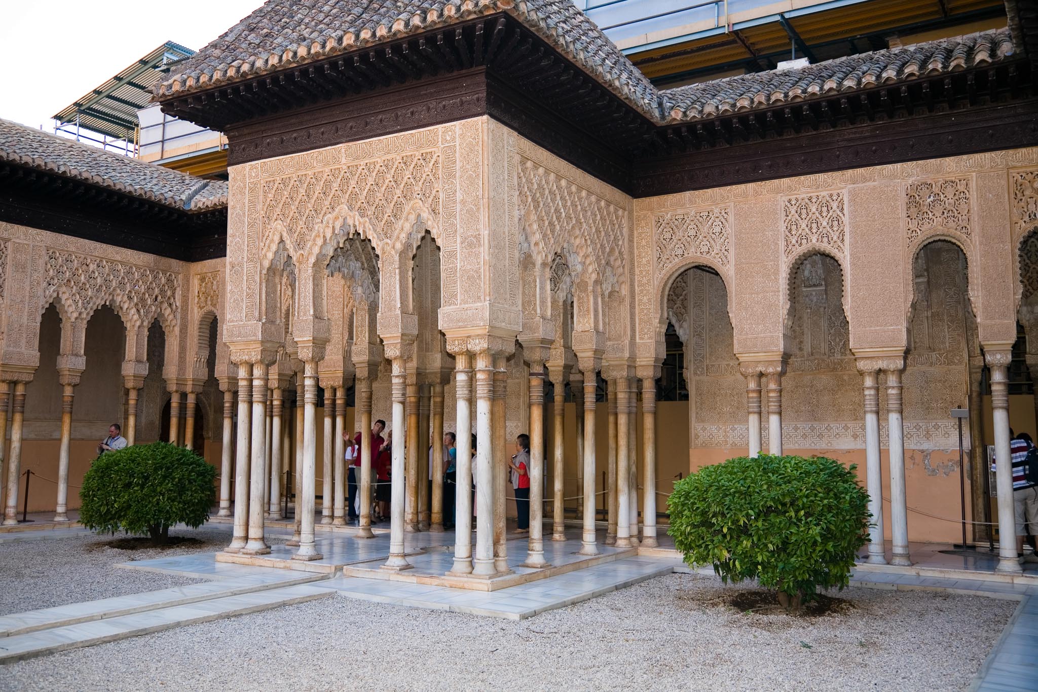 Spain, Granada - Alhambra, Court of the Lions