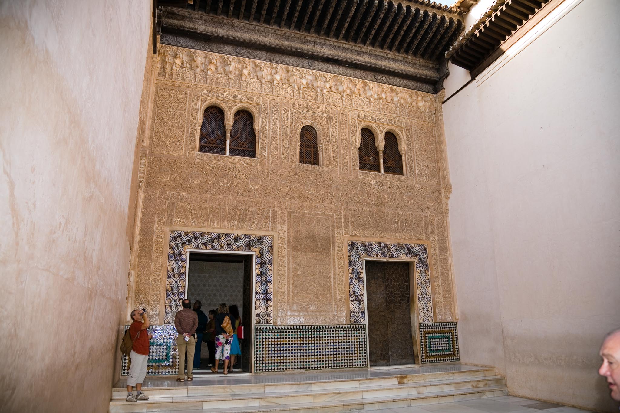Spain, Granada - Alhambra, Facade of Comares Palace