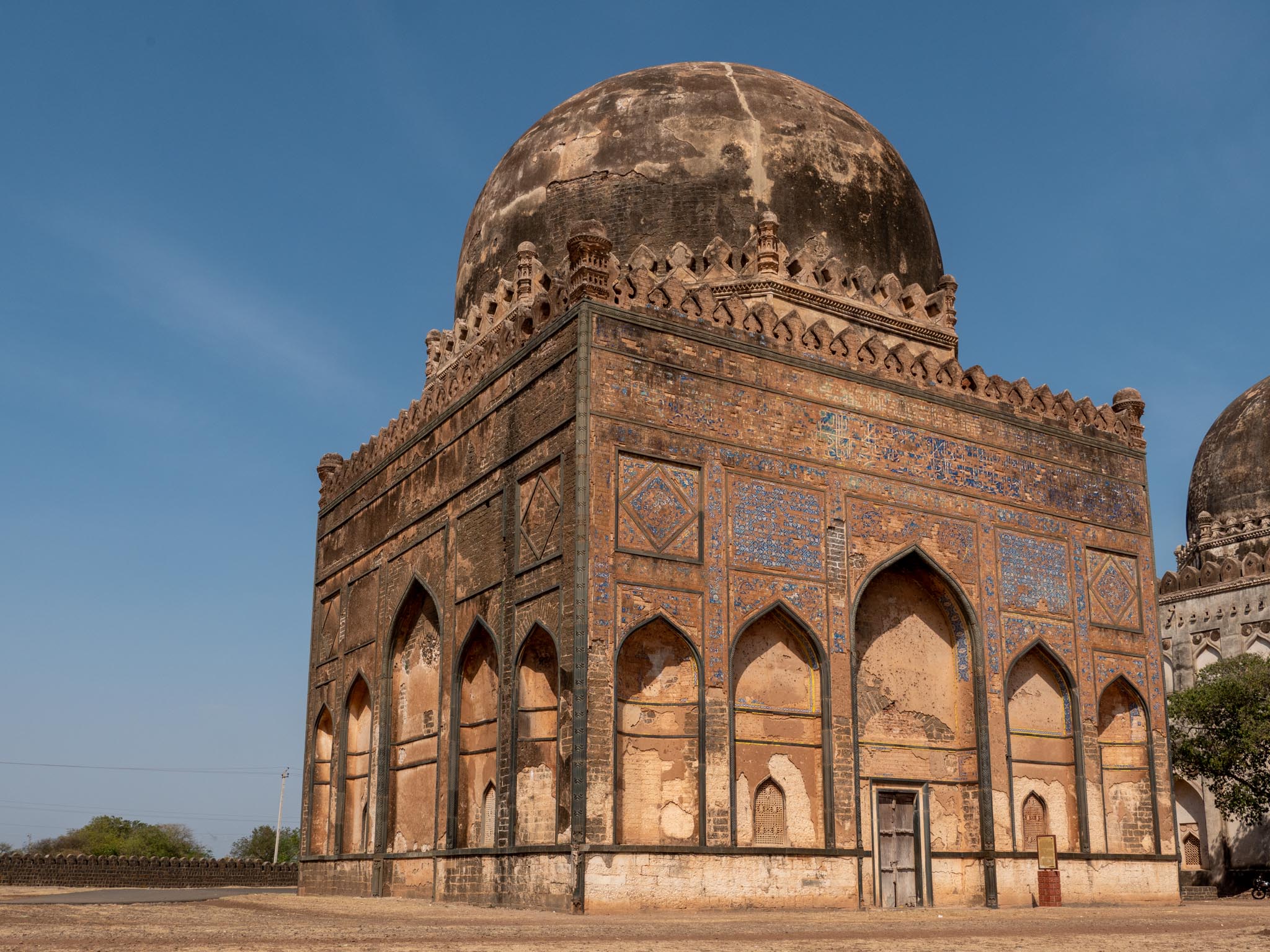 India, Karnataka, Bidar - Ashtur - Mausoleum of Alauddin Ahmed Shah II